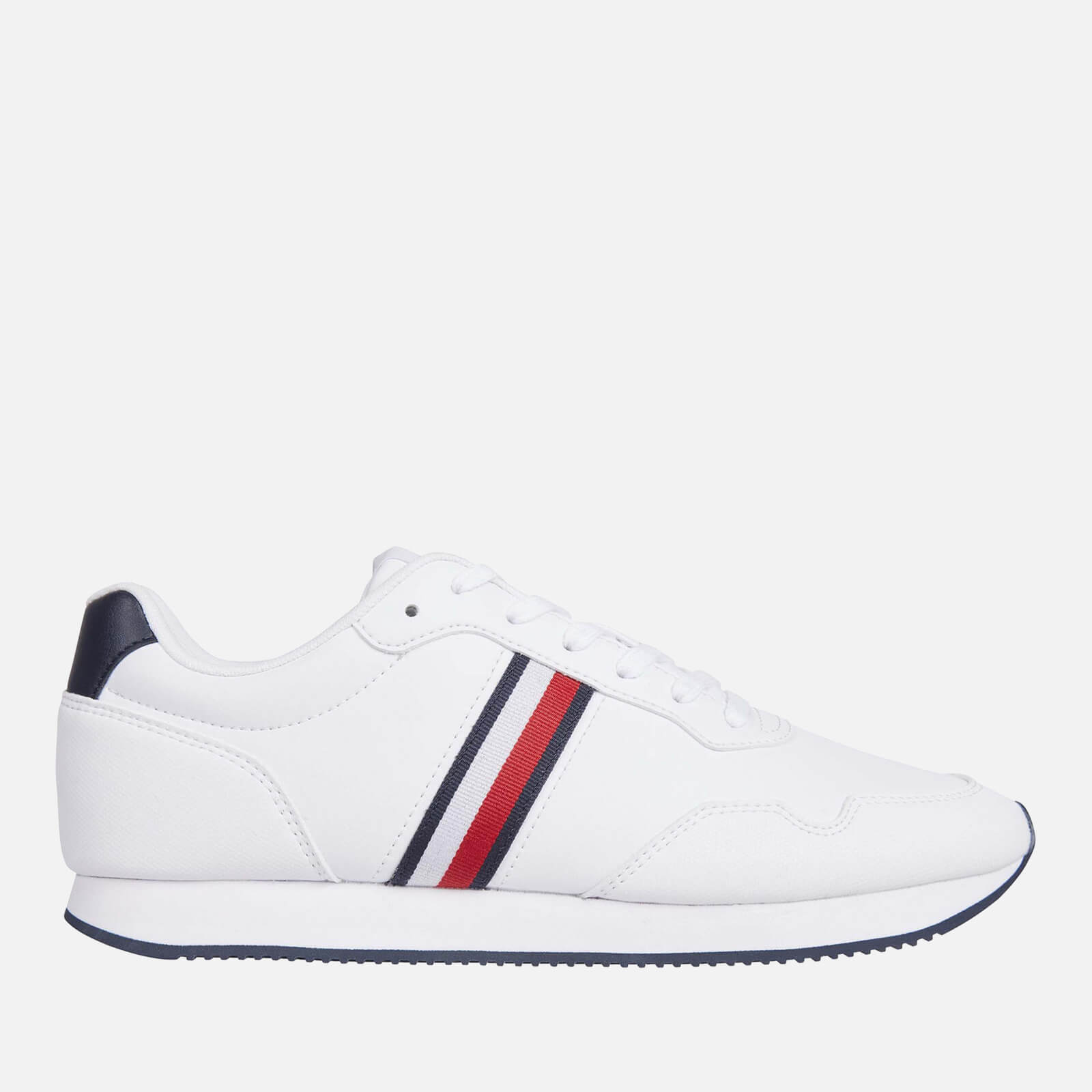 Tommy Hilfiger Men’s Leather Running Style Trainers