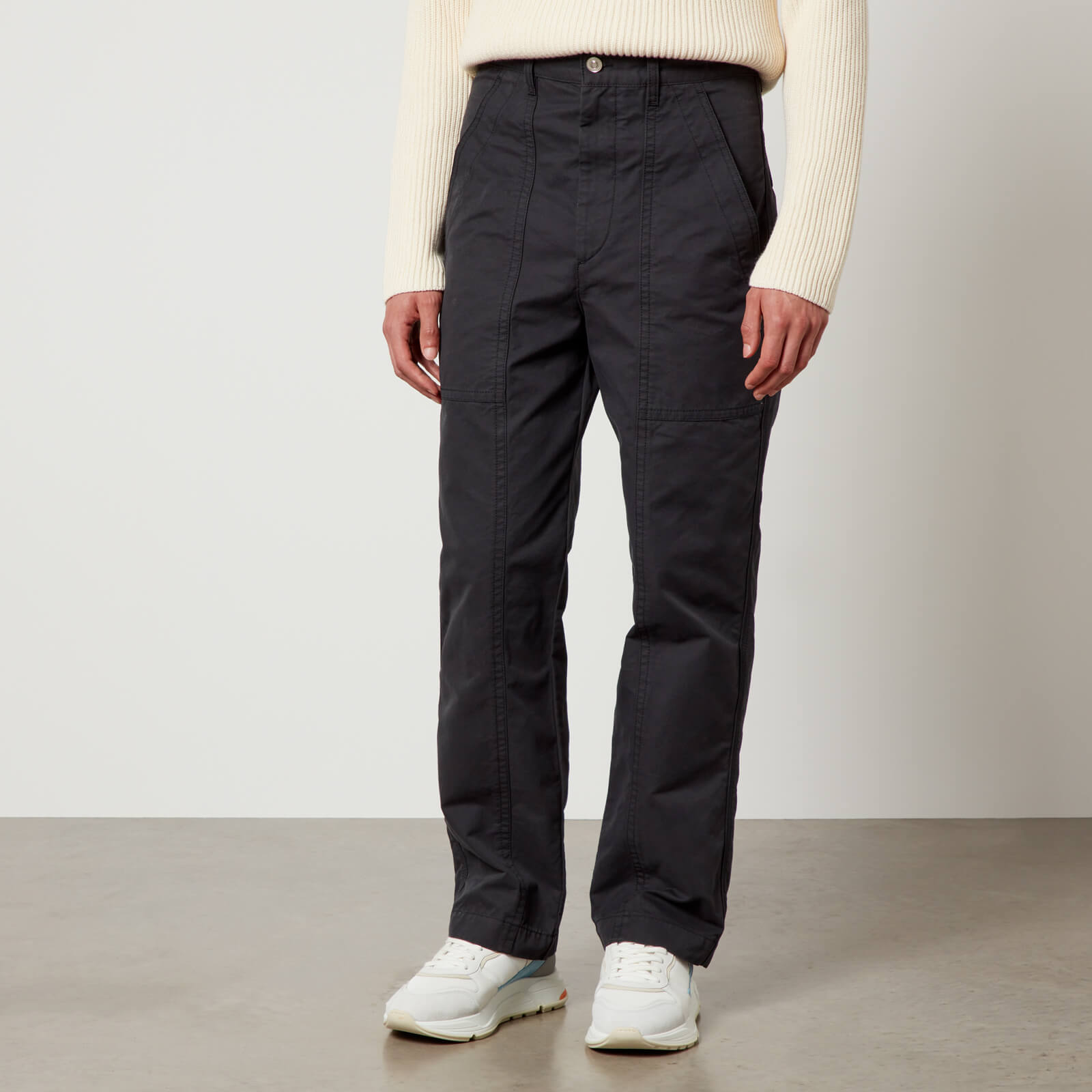 MARANT Leonel Cotton-Twill Straight-Leg Trousers