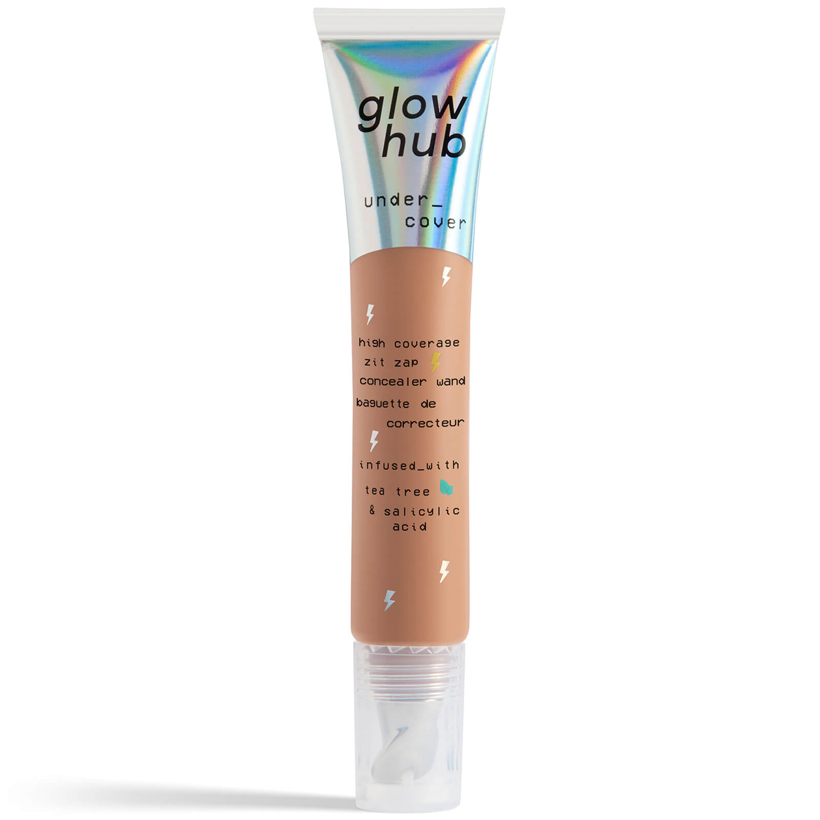 Glow Hub Under Cover High Coverage Zit Zap Concealer Wand 15ml (various Shades) - 16n In Brown