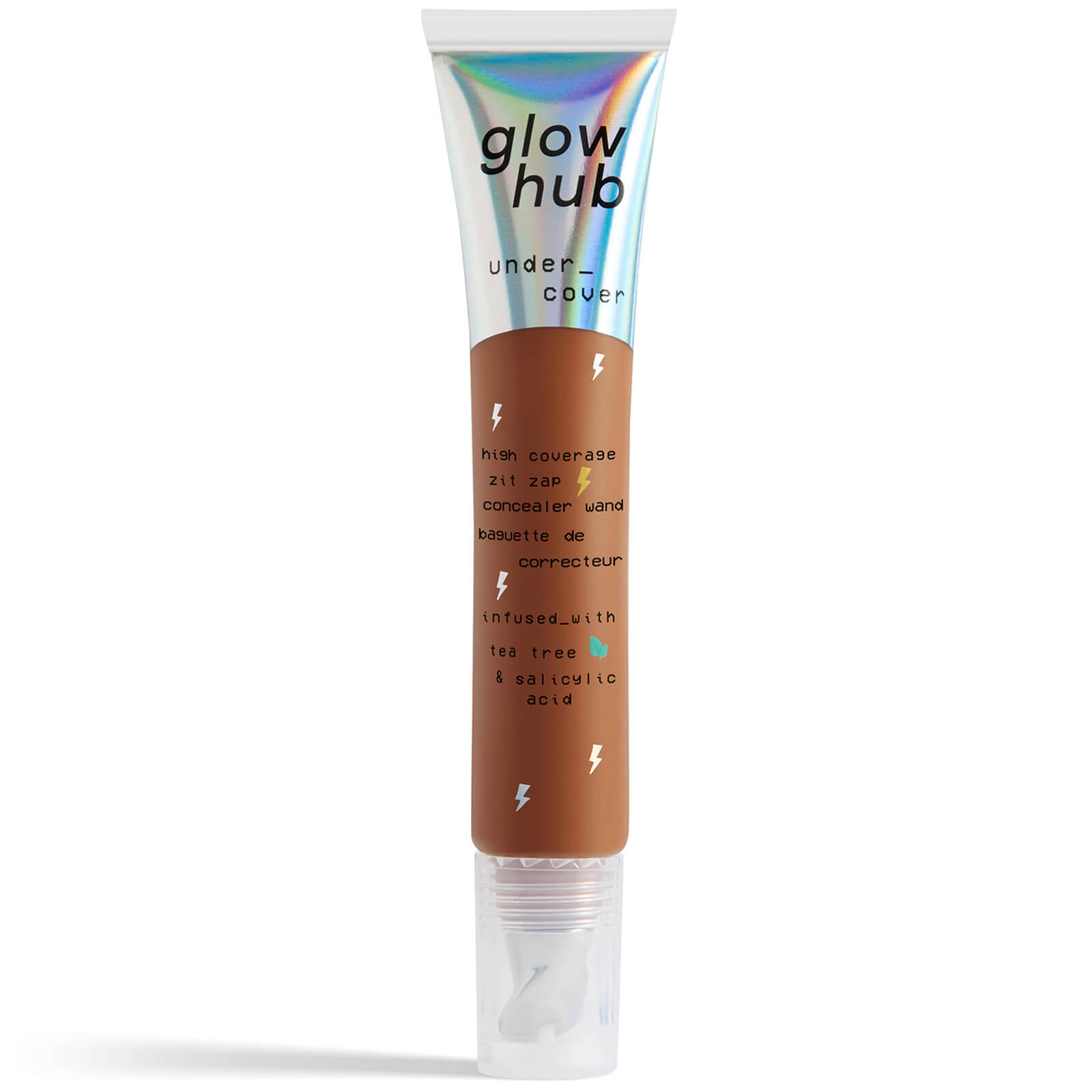 Glow Hub Under Cover High Coverage Zit Zap Concealer Wand 15ml (various Shades) - 24c In Brown