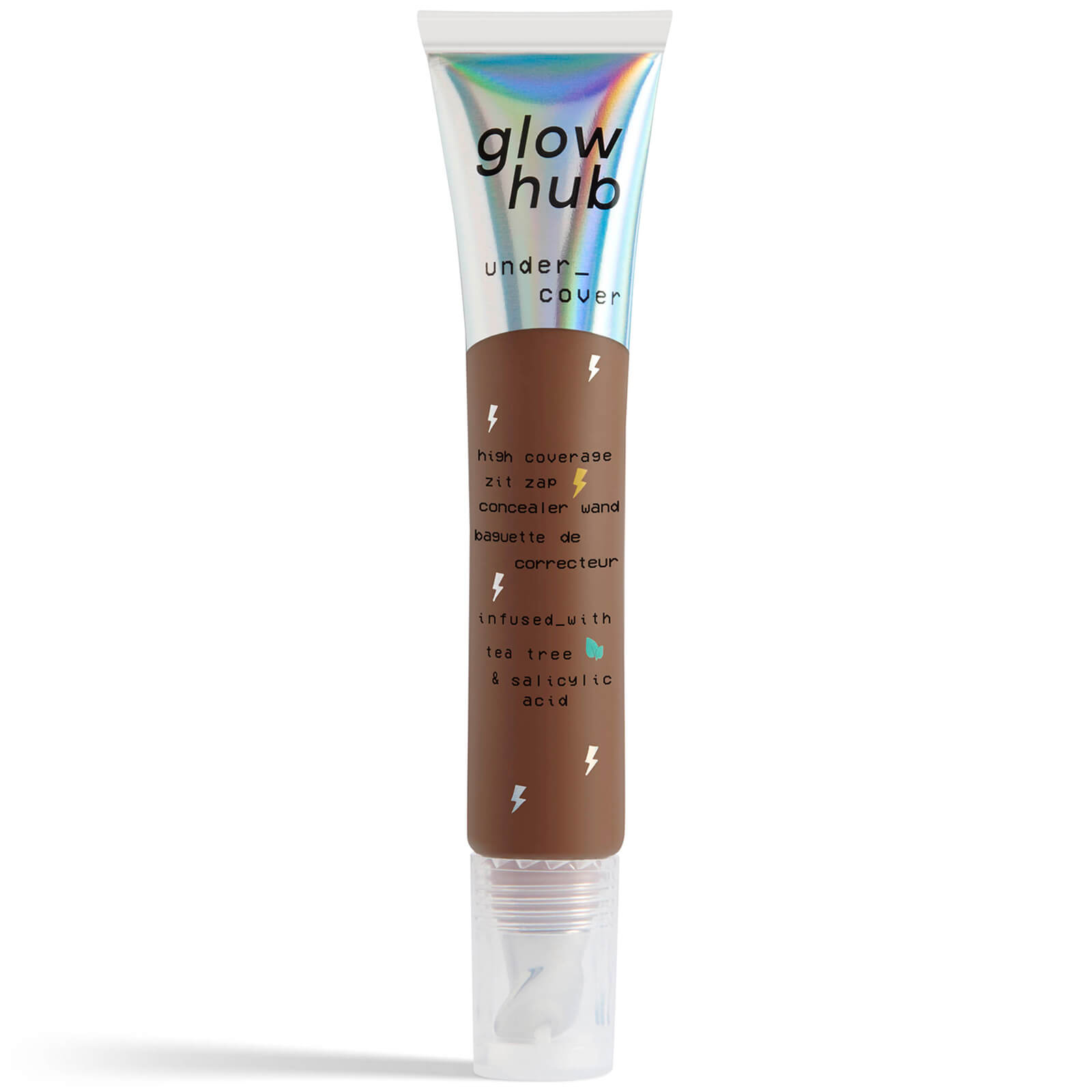 Glow Hub Under Cover High Coverage Zit Zap Concealer Wand 15ml (various Shades) - 25c In Brown