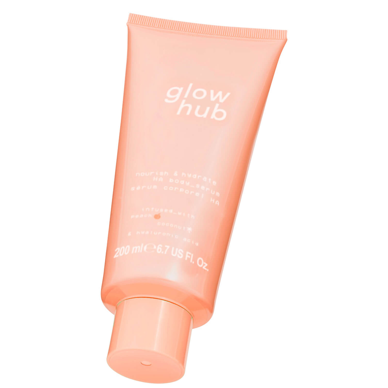 Glow Hub Nourish And Hydrate Body Serum 200ml In Pink