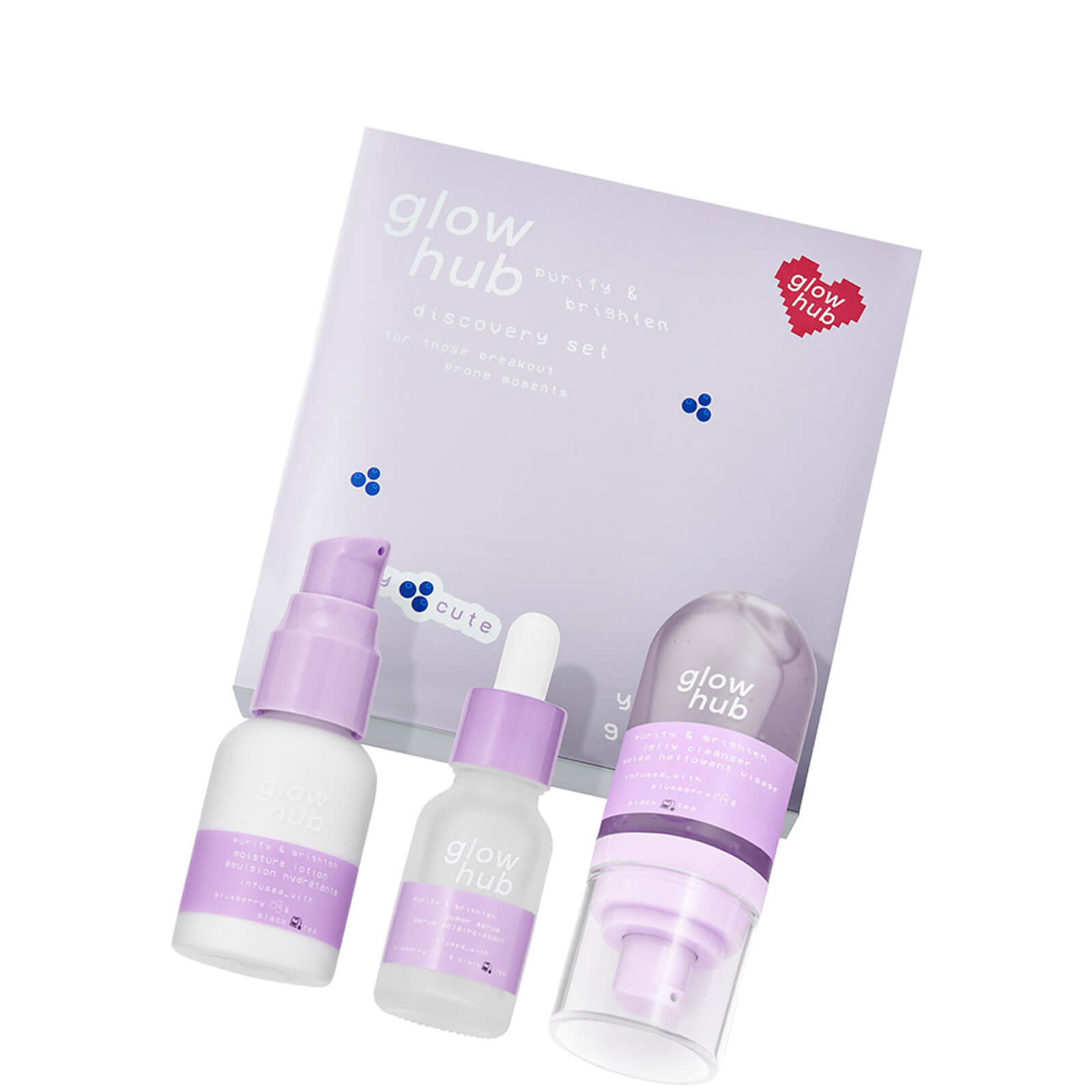 

Glow Hub Purify and Brighten Discovery Set