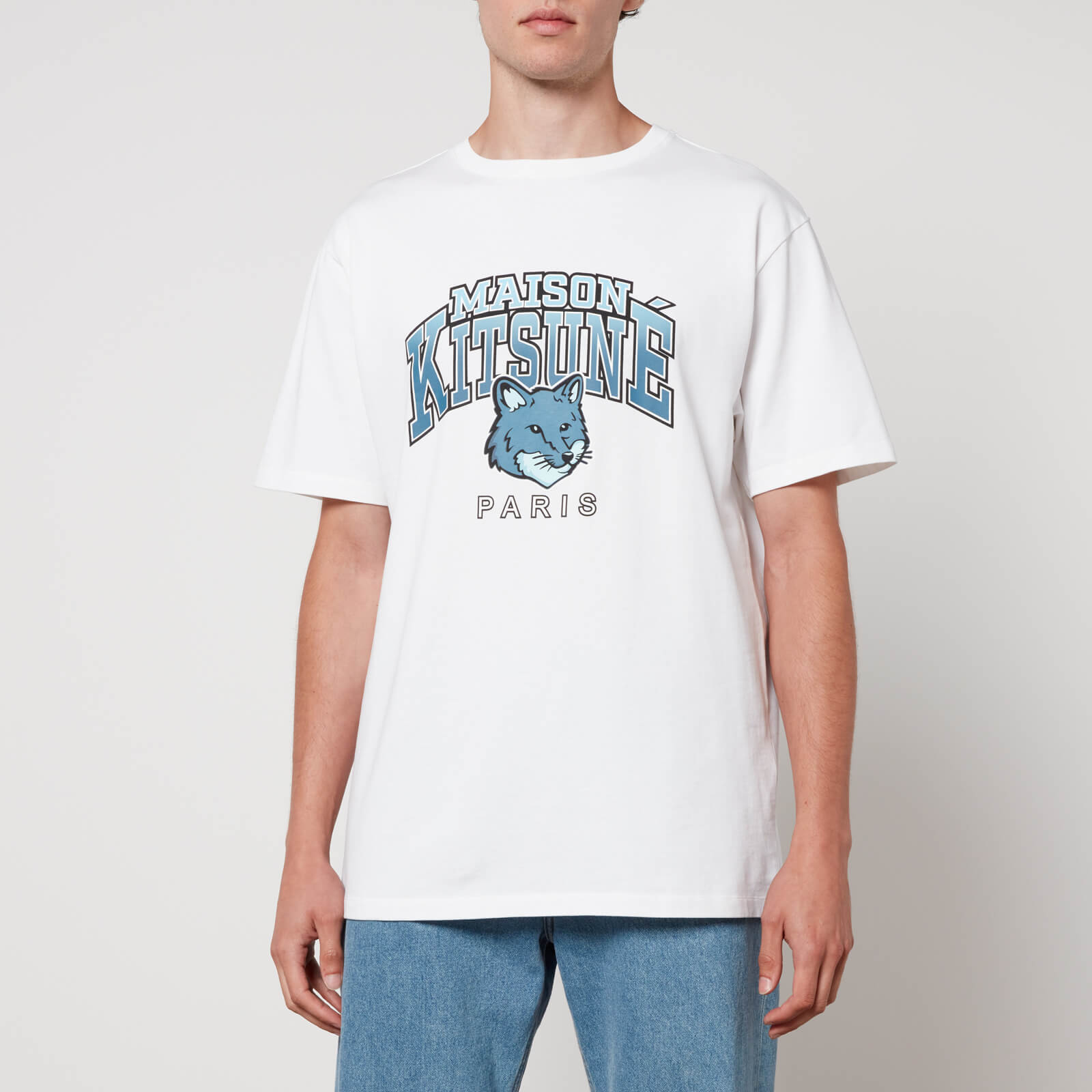 Maison Kitsuné Campus Fox Cotton T-Shirt - S