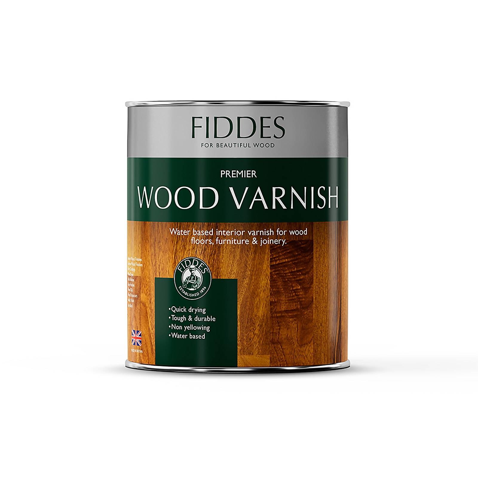 Fiddes Premier Clear Matt Wood Varnish - 5L