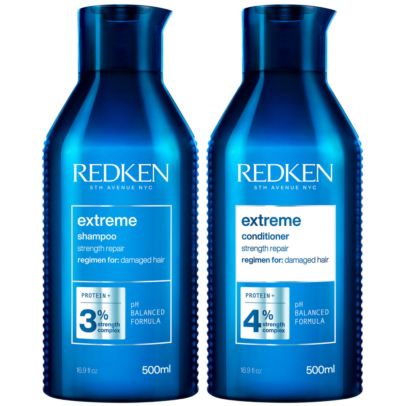 Photos - Hair Product Redken Extreme Shampoo and Conditioner Routine for Damaged Hair 500ml RCBS 