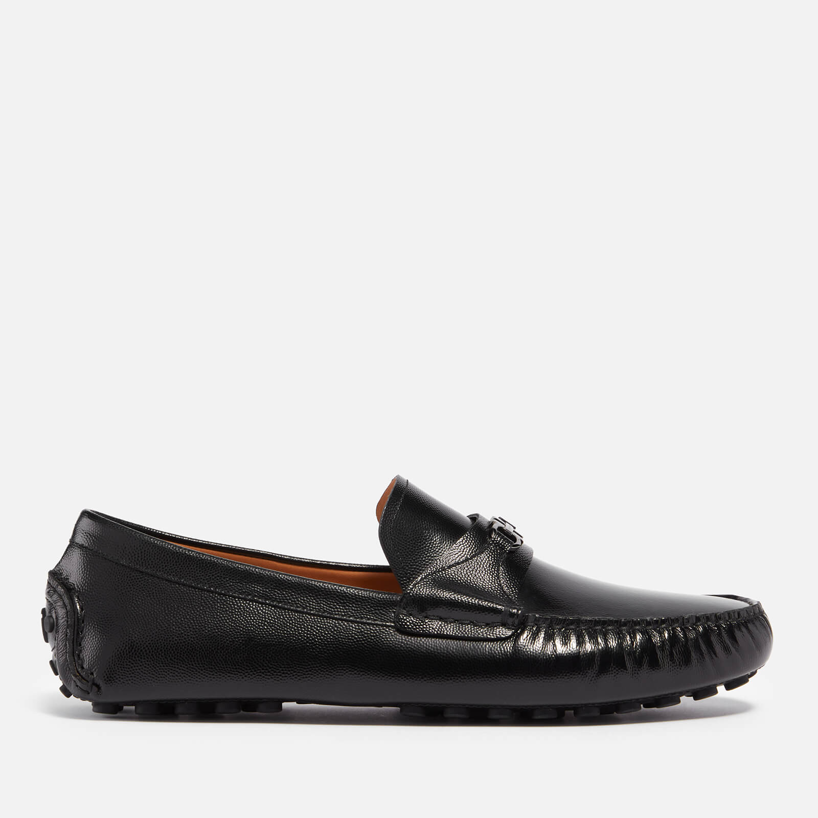 Salvatore Ferragamo Men's Florin Leather Moccasin Shoes - EU 41/UK 6