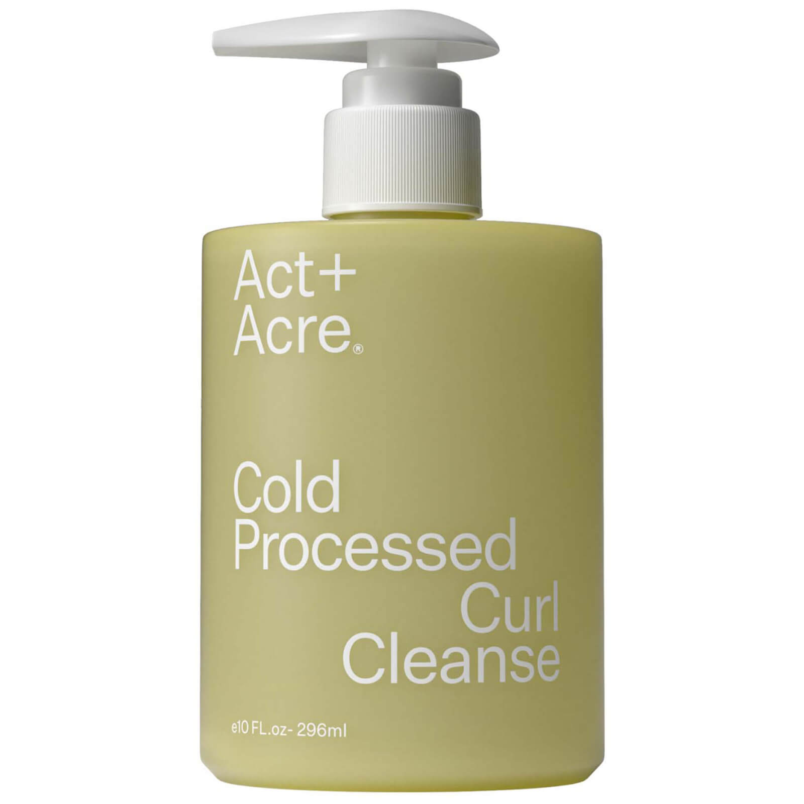 Shop Act+acre Cold Processed Curl Cleanse Shampoo 296ml
