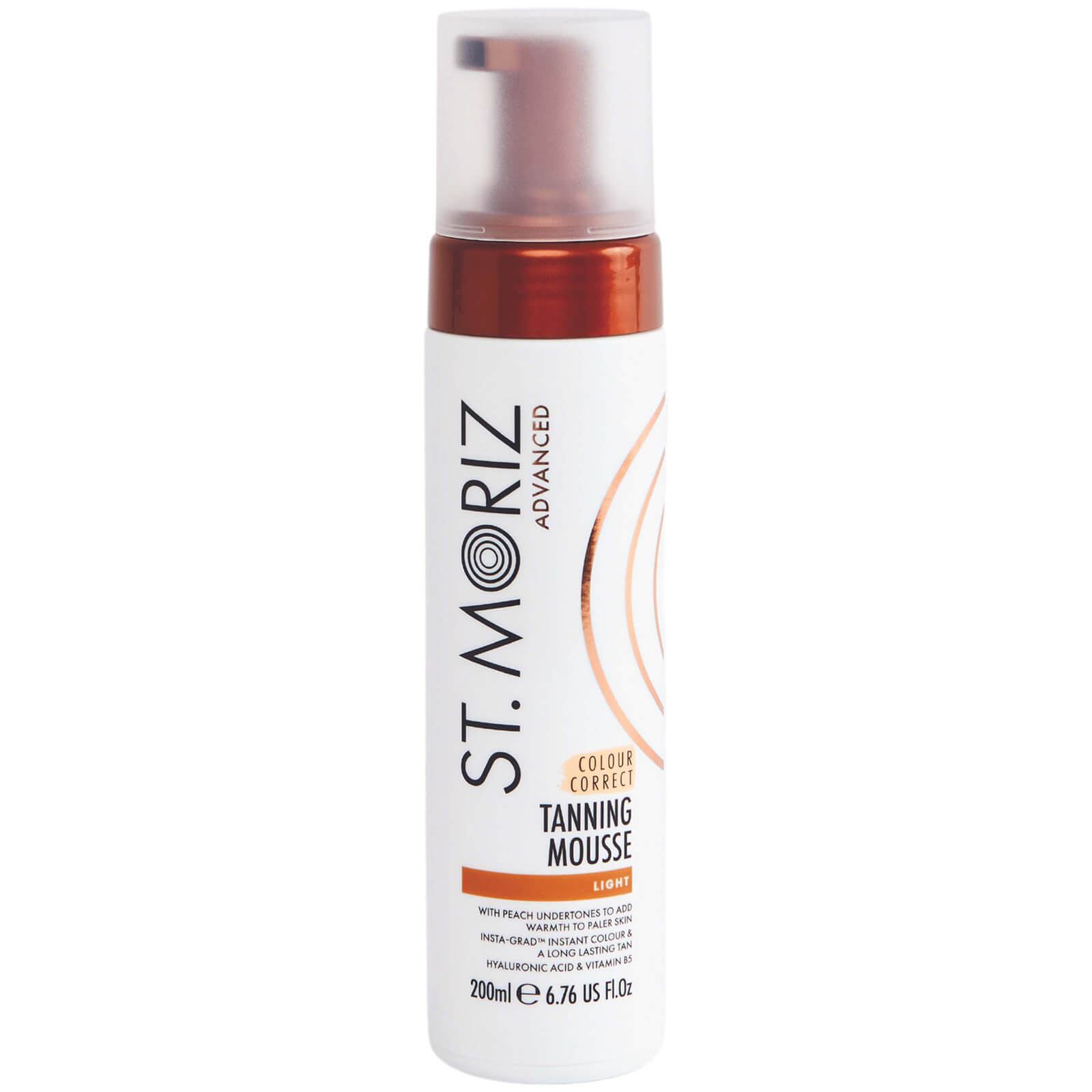 Photos - Hair Styling Product St. Moriz Advanced Light Colour Correcting Tanning Mousse 200ml 5060427357