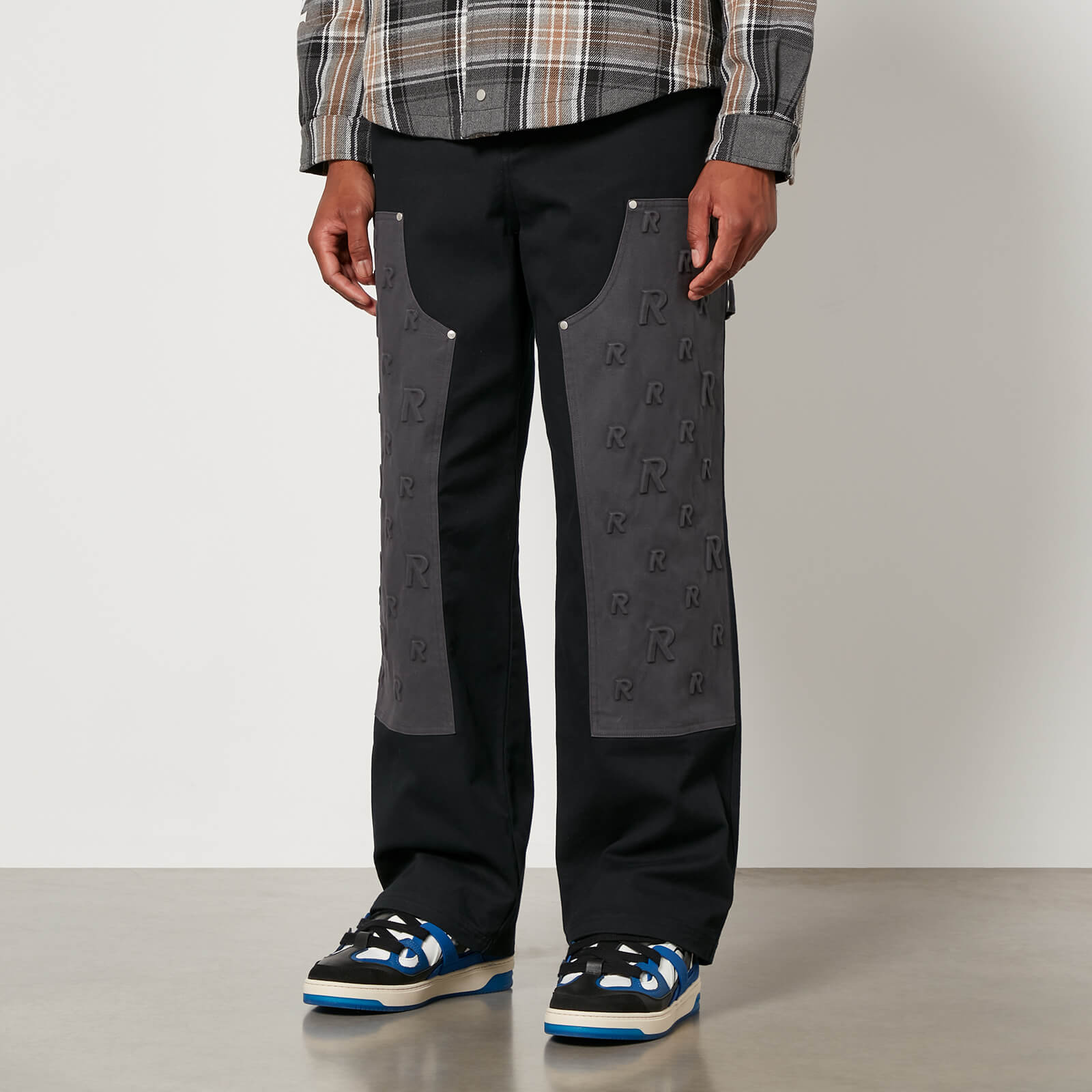 REPRESENT Embossed Utility Cotton-Twill Trousers - S