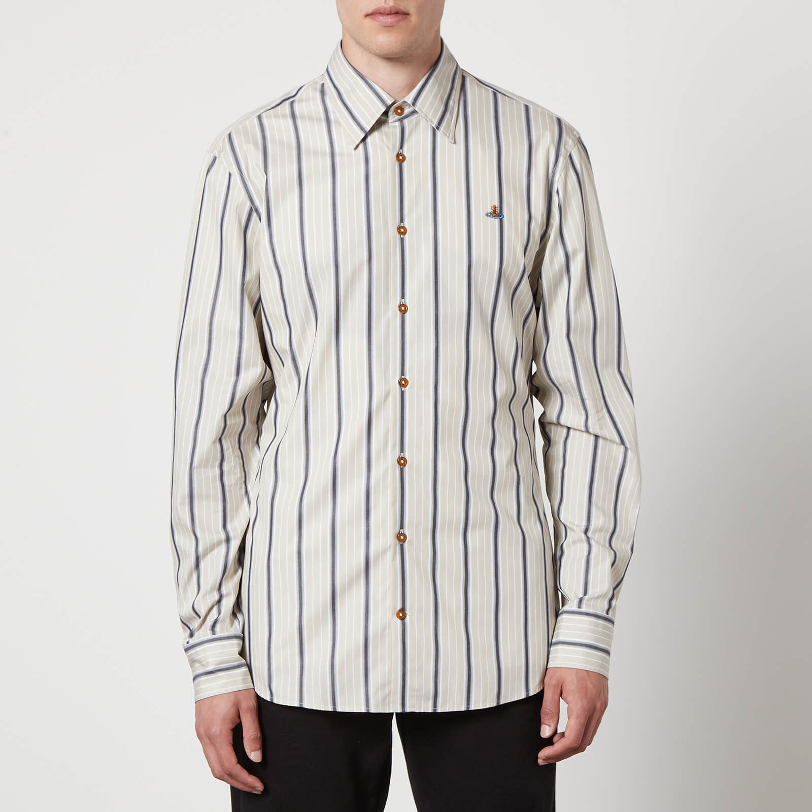 Vivienne Westwood Ghost Striped Cotton Shirt - IT 48/M