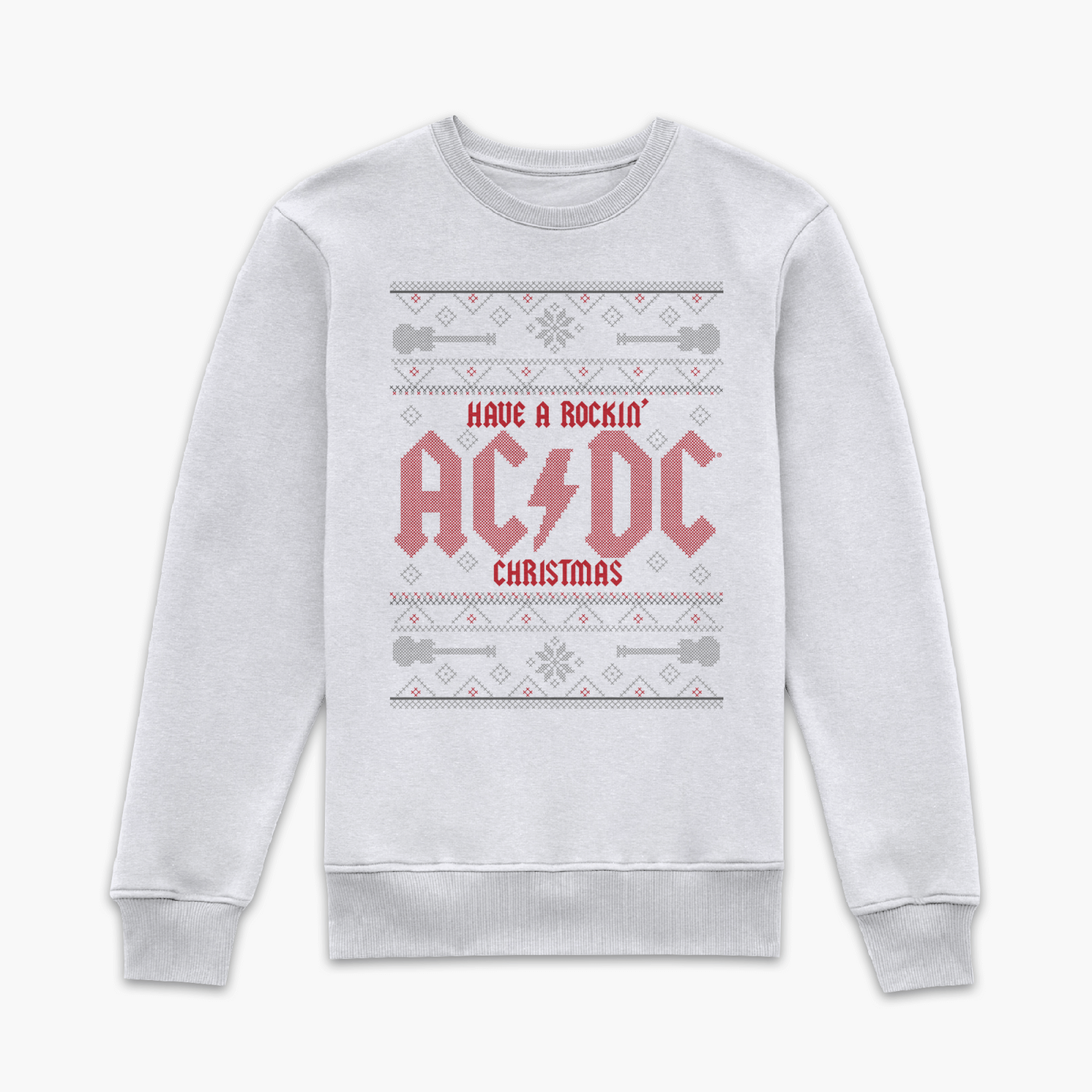

AC/DC Have A Rockin' Christmas Sweatshirt - White - XS