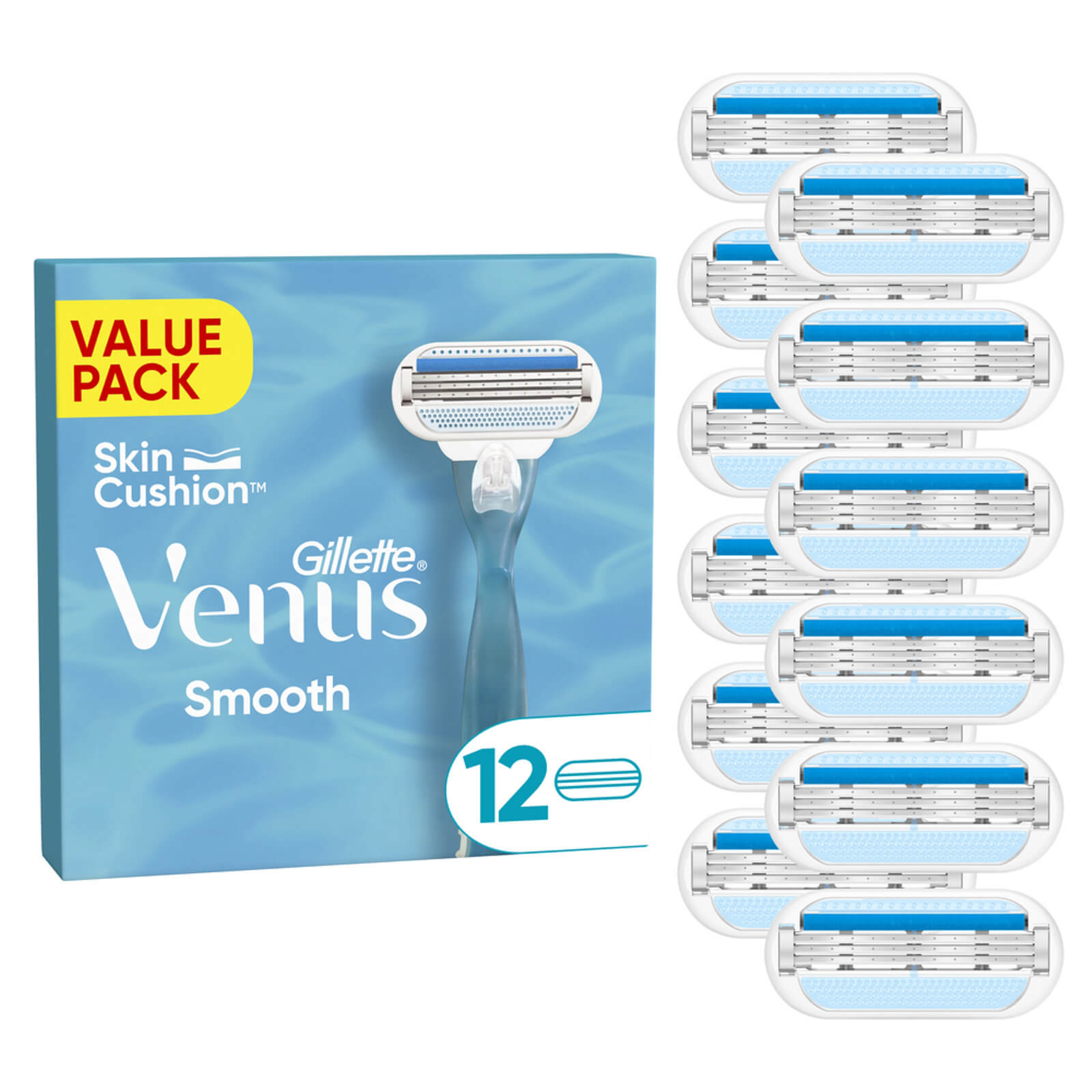 Venus Smooth Blades - 12 Pack