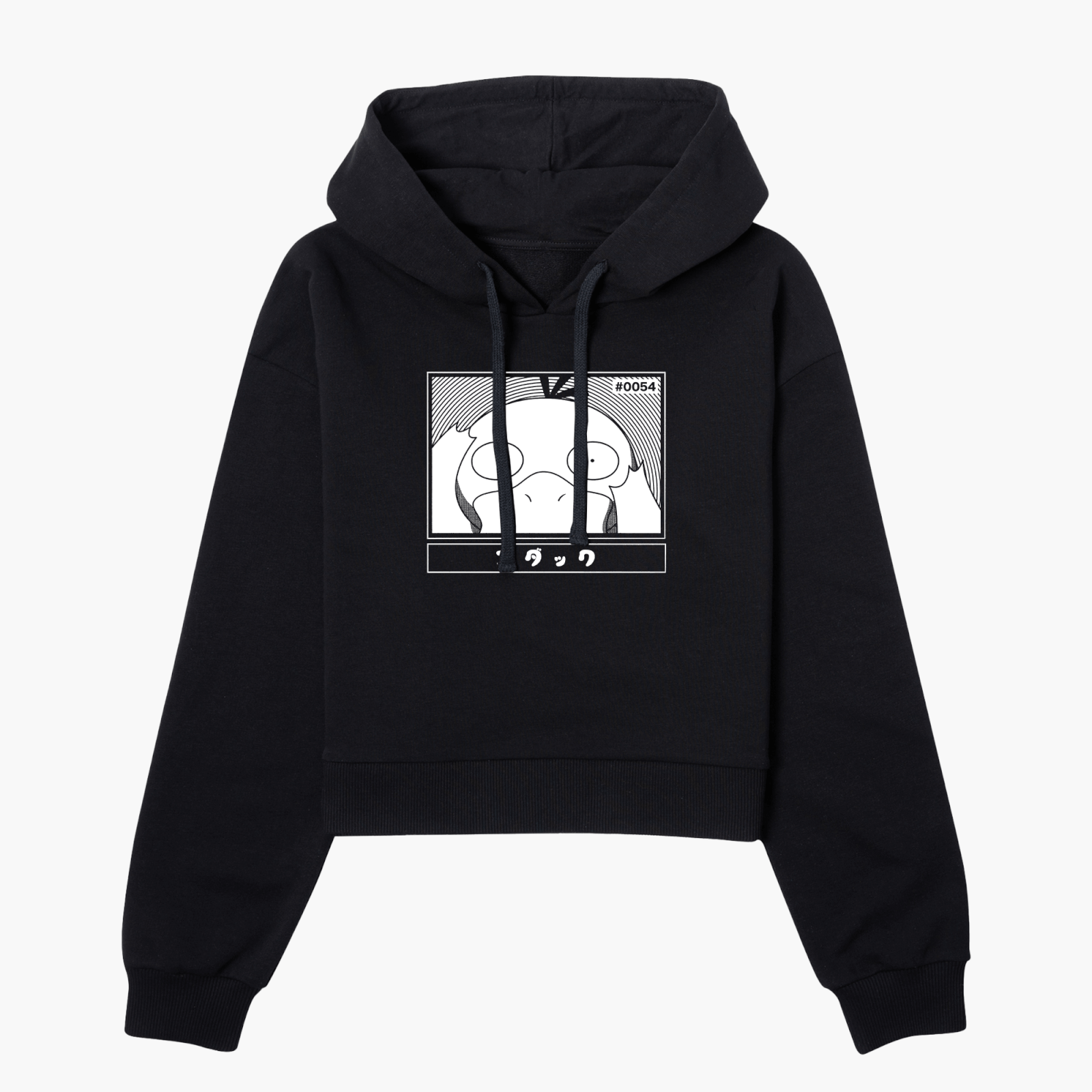 

Pokémon Psyduck Women's Cropped Hoodie - Black - S