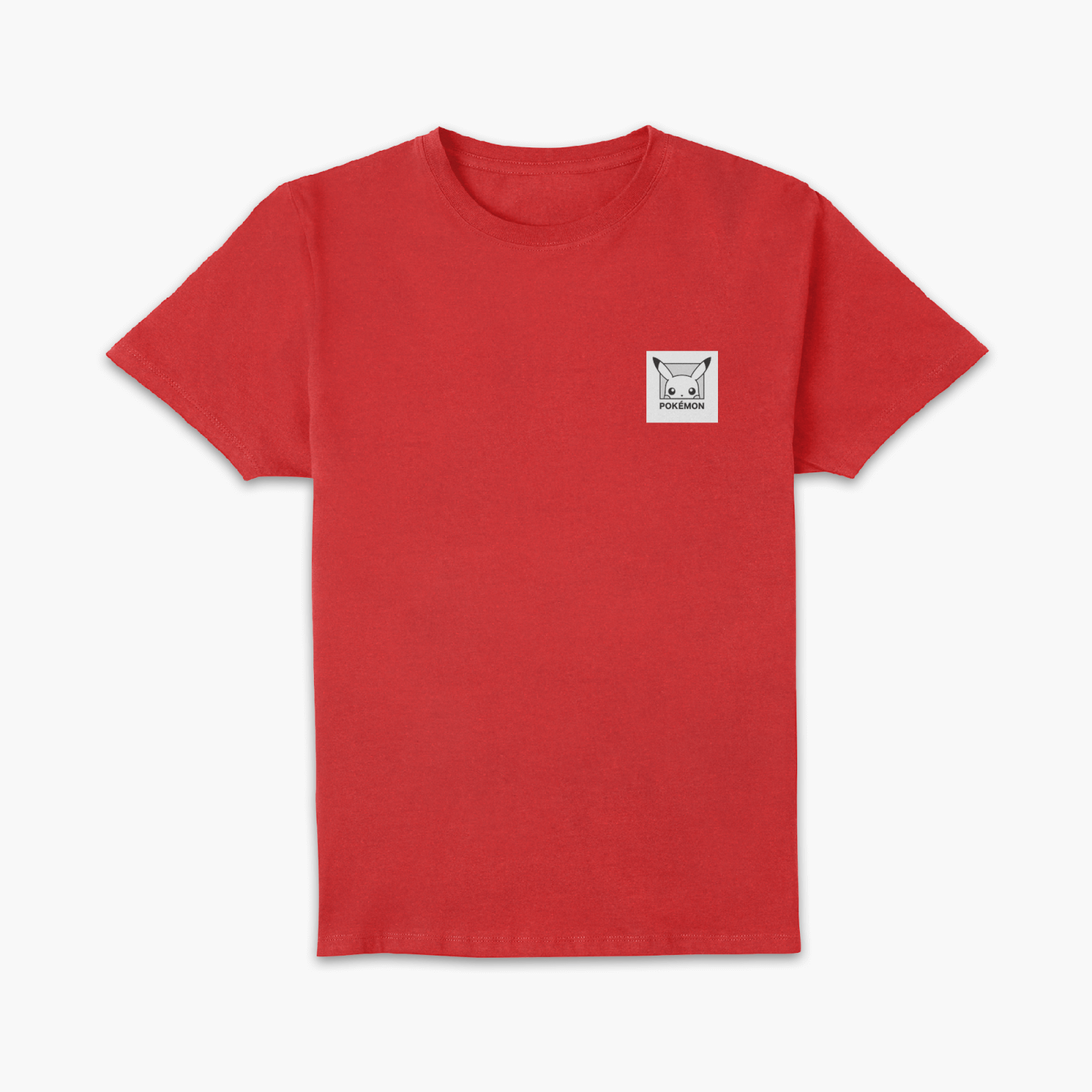 Pokémon Pikachu Patch Unisex T-Shirt - Red - M