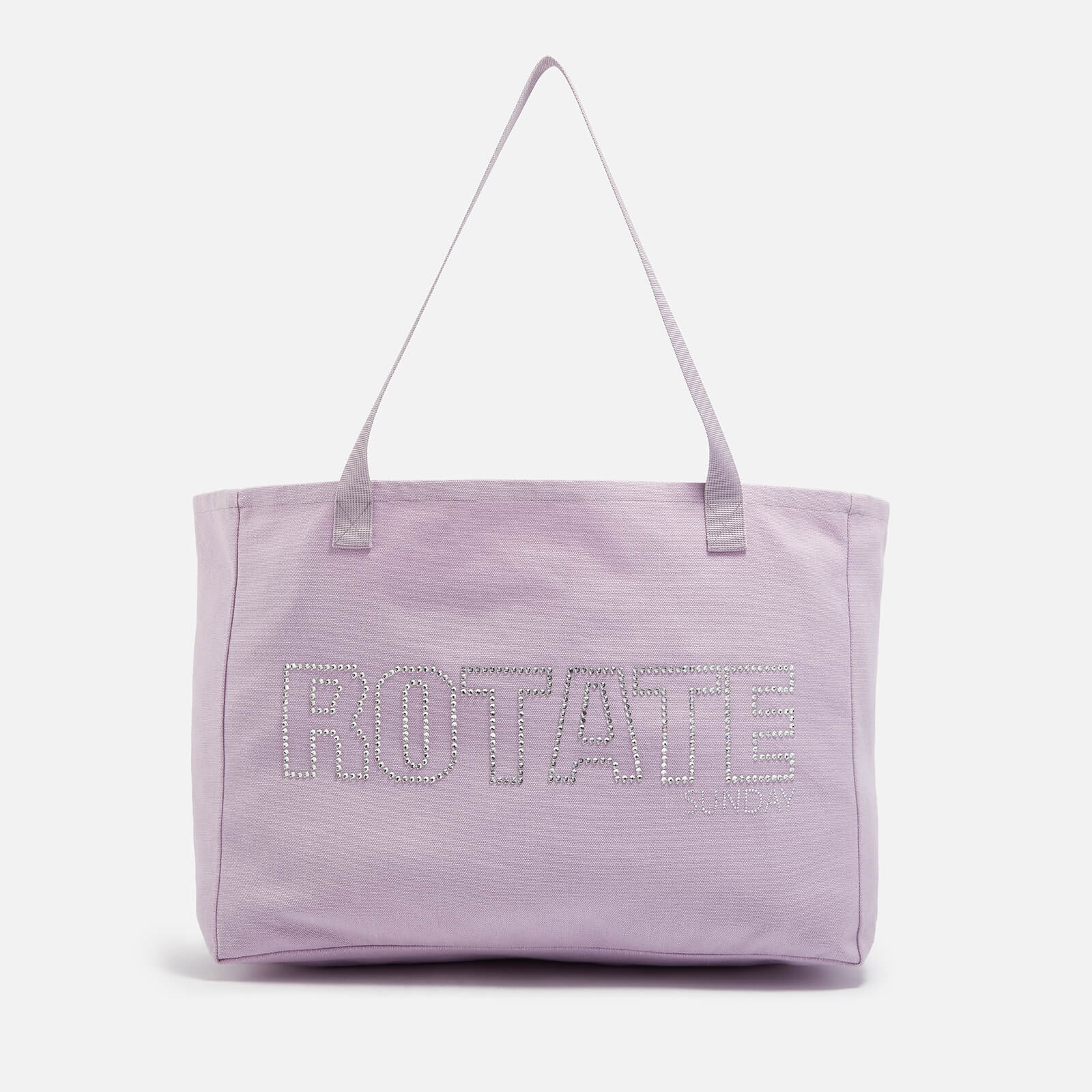 Rotate Logo-Embossed Canvas Tote Bag