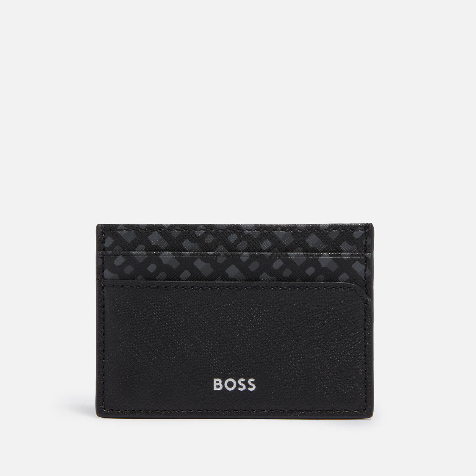 Image of BOSS Black Zair Pebbled Leather Cardholder