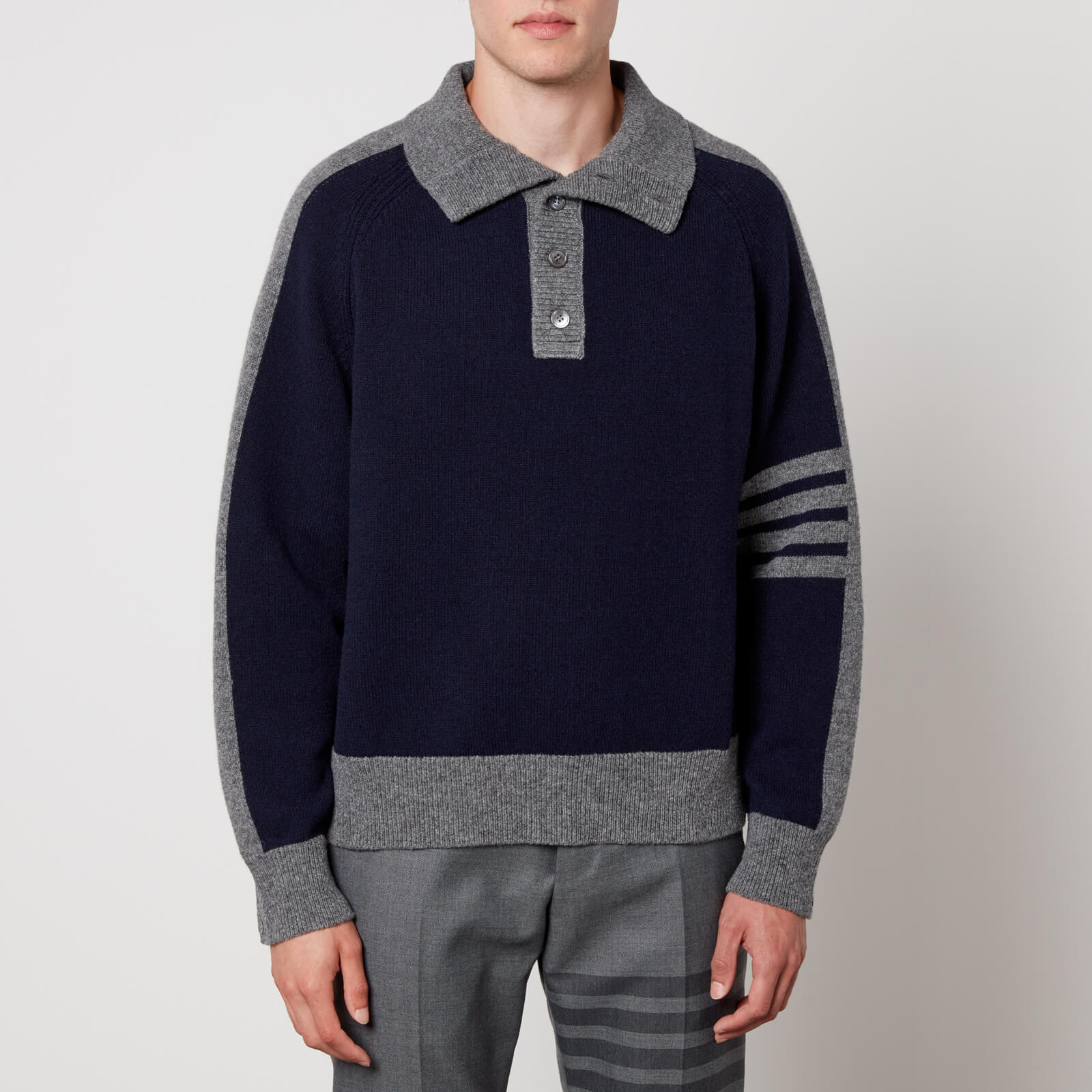 Thom Browne 4-Bar Wool Jumper - 3/L