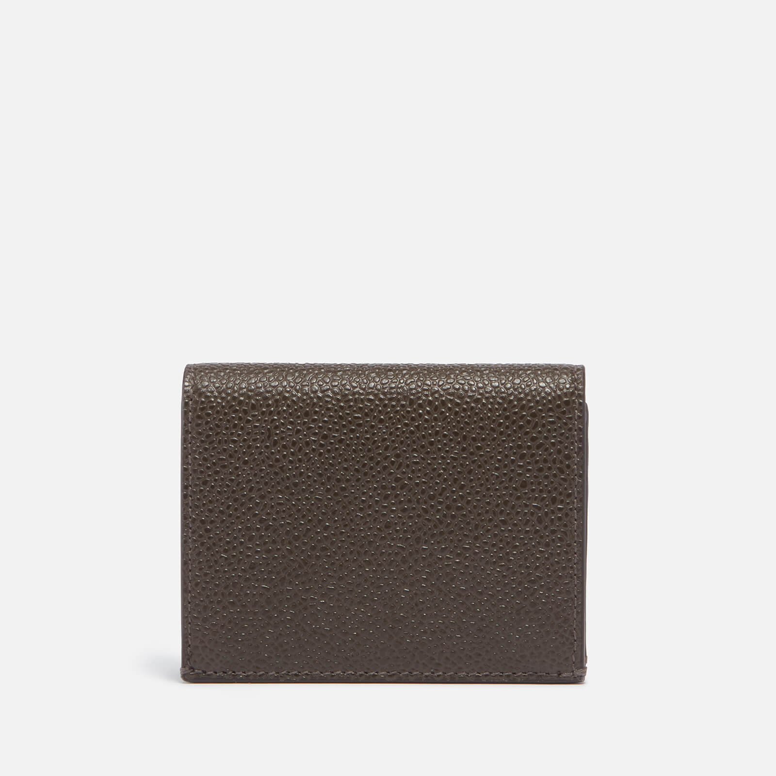 thom browne pebble-grain leather cardholder