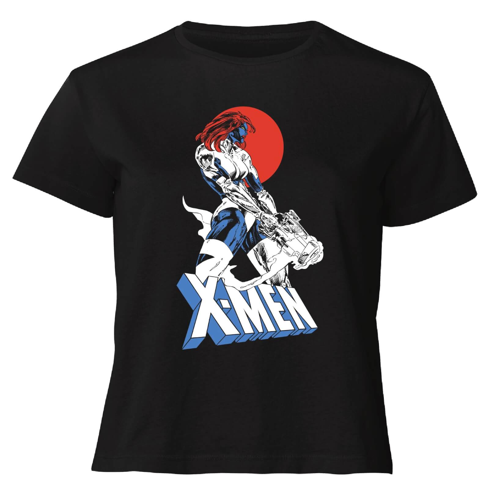 X-Men Mystique Women's Cropped T-Shirt - Black - S