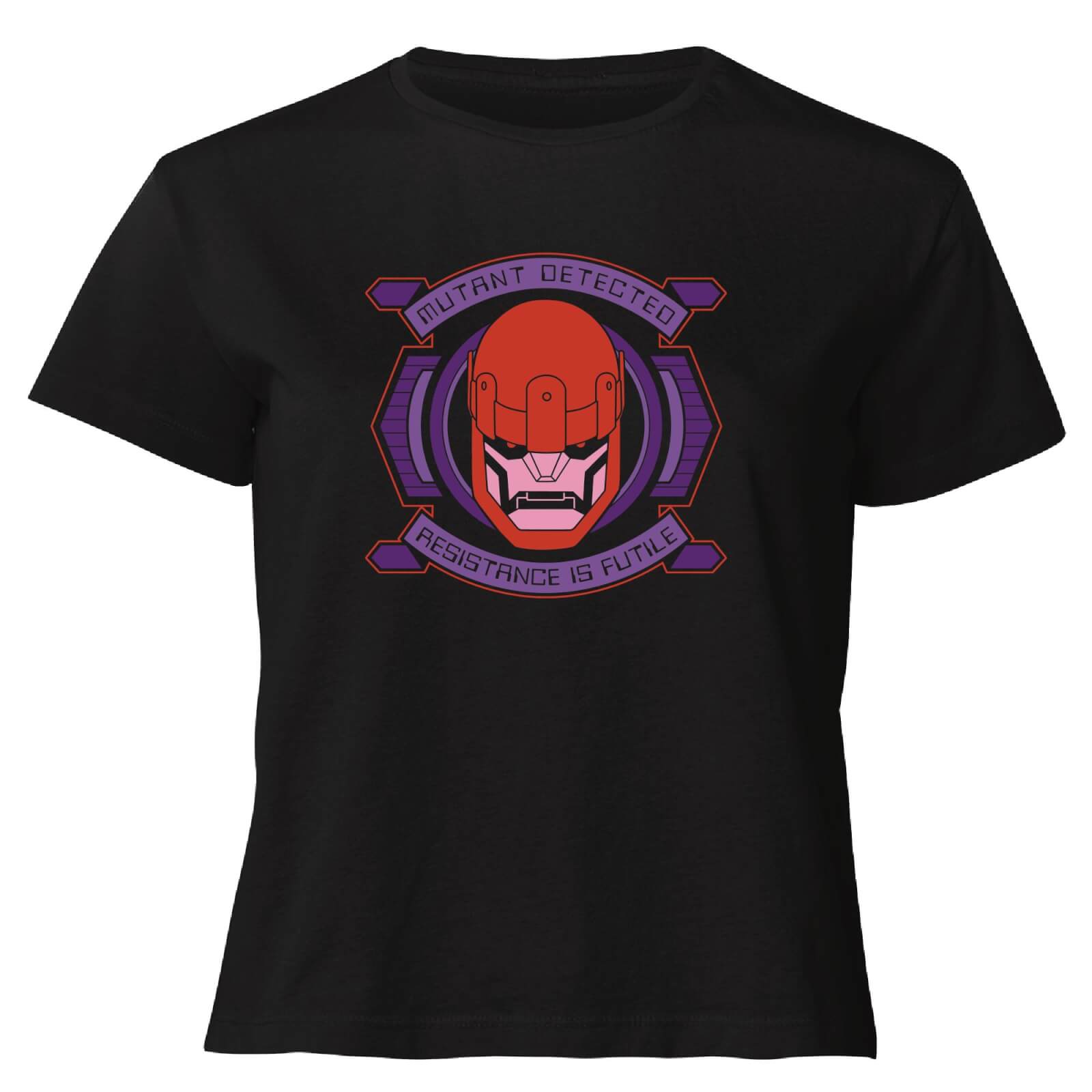 

X-Men Sentinel Attack Women's Cropped T-Shirt - Black - XL