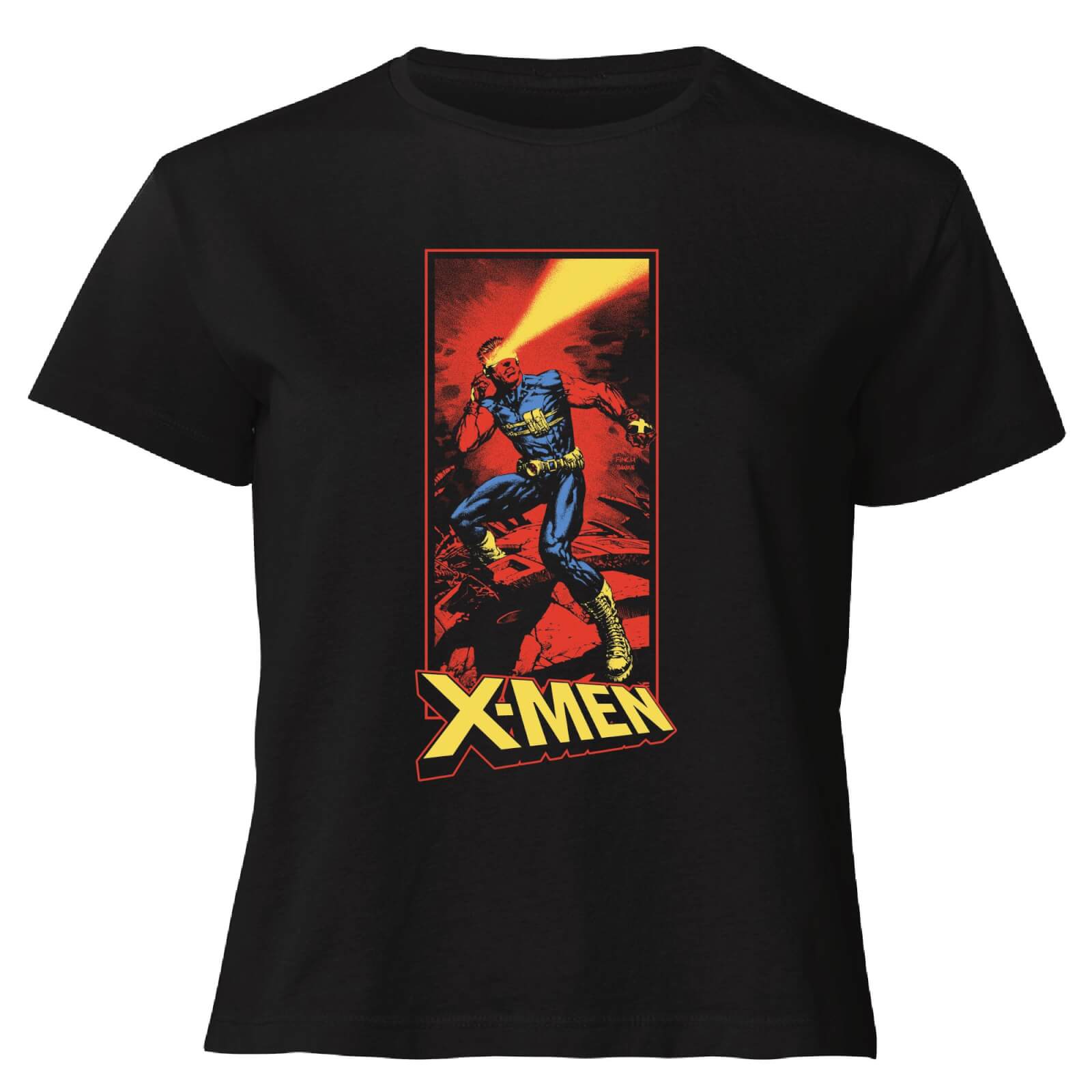 

X-Men Cyclops Energy Beam Women's Cropped T-Shirt - Black - XXL