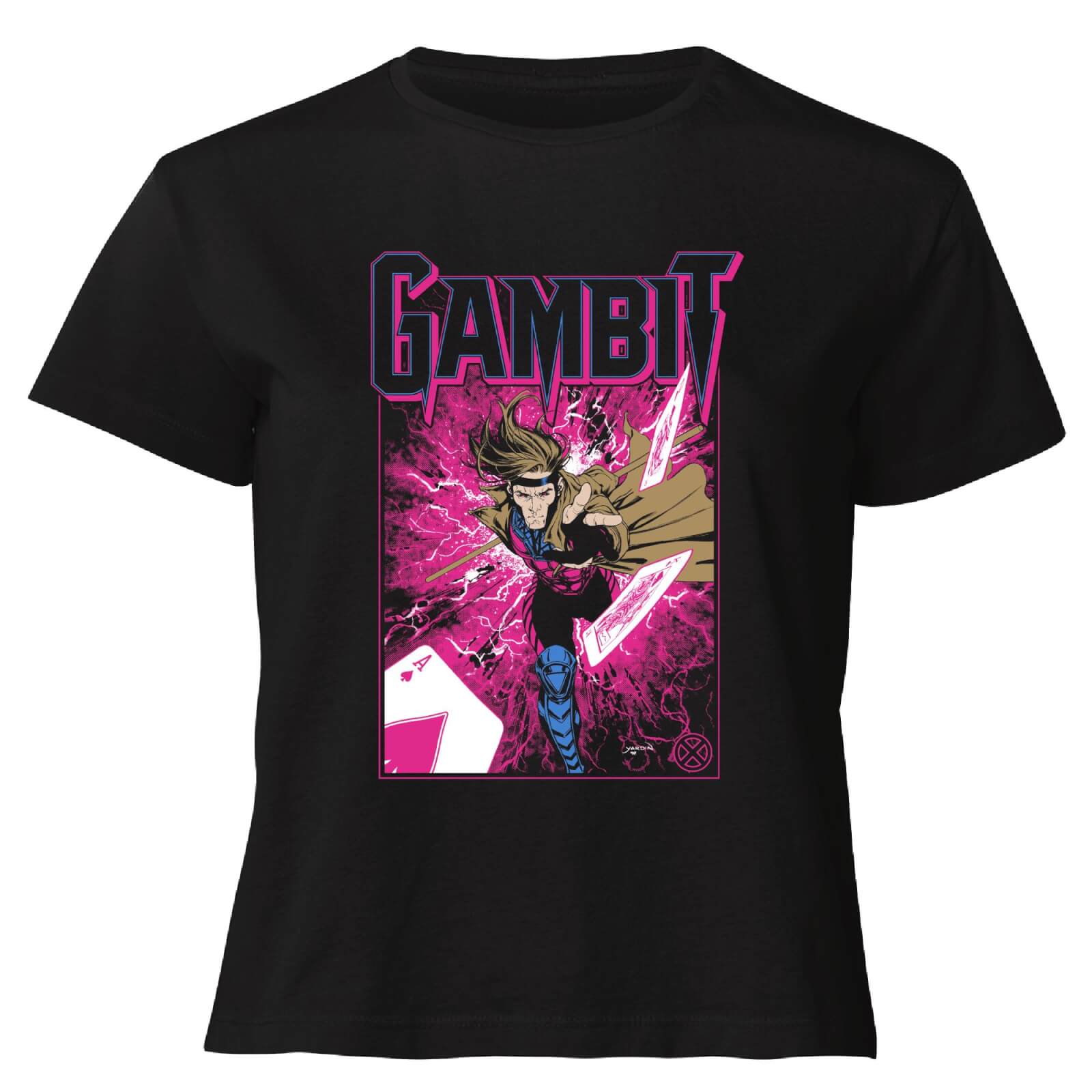 

X-Men Gambit Women's Cropped T-Shirt - Black - M