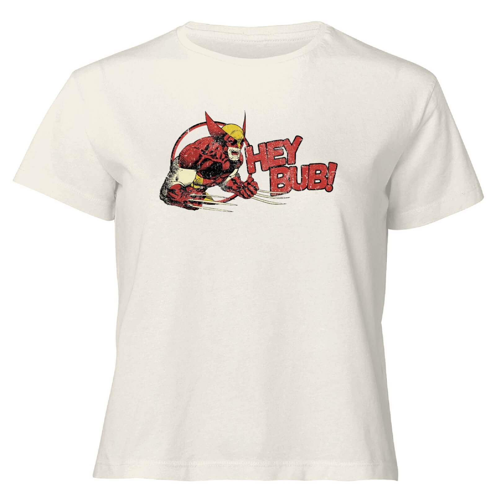 

X-Men Hey Bub! Women's Cropped T-Shirt - Cream - L