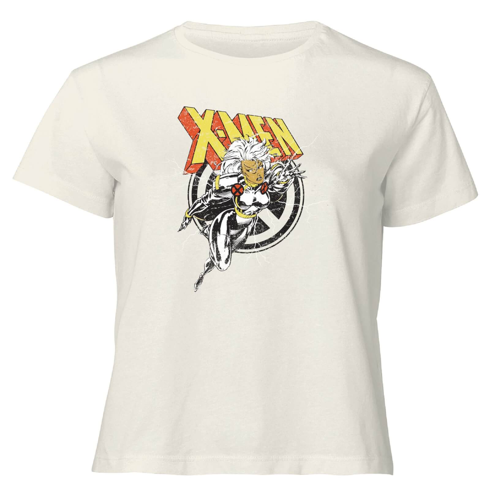 X-Men Storm  Women's Cropped T-Shirt - Cream - M