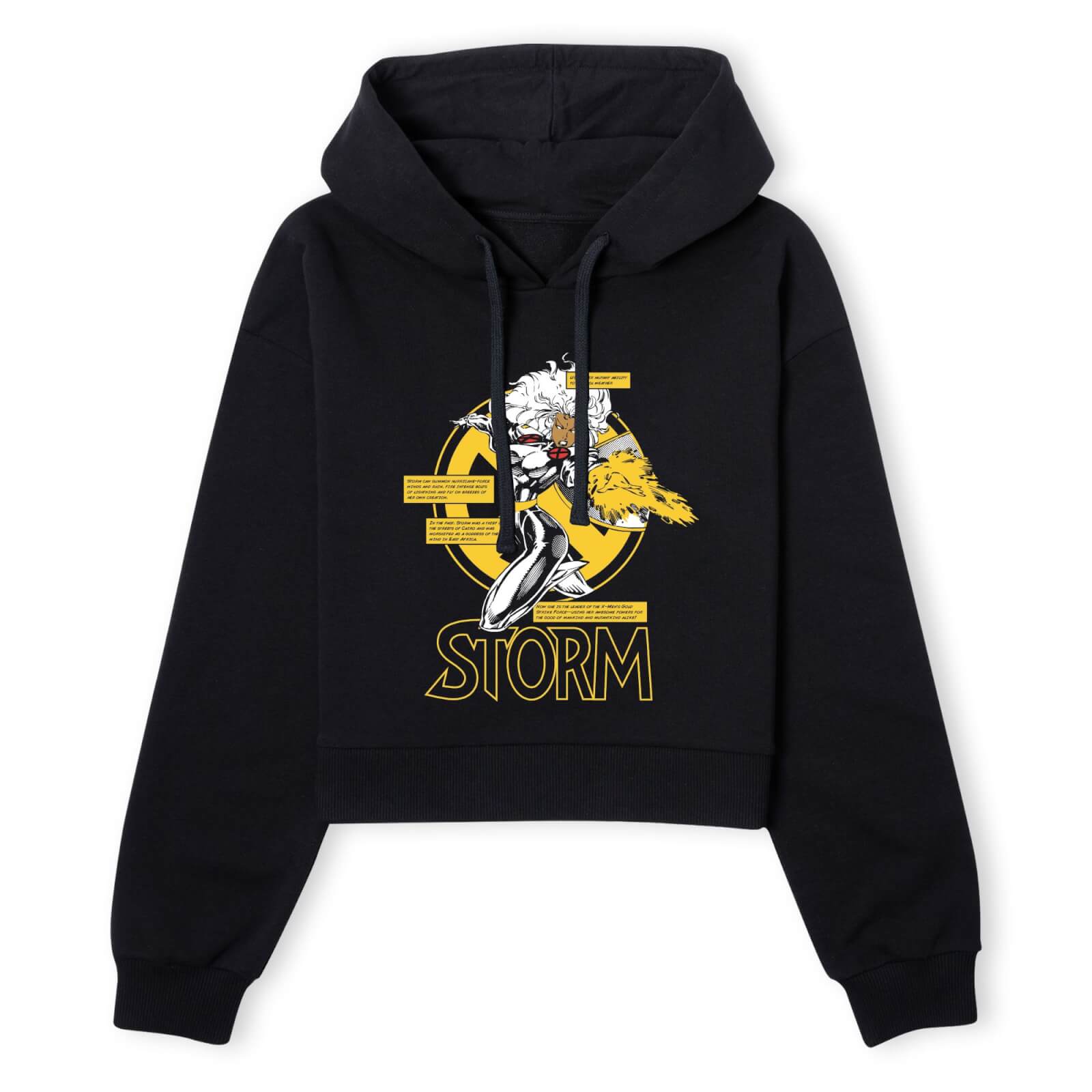 

X-Men Storm Bio Women's Cropped Hoodie - Black - XXL