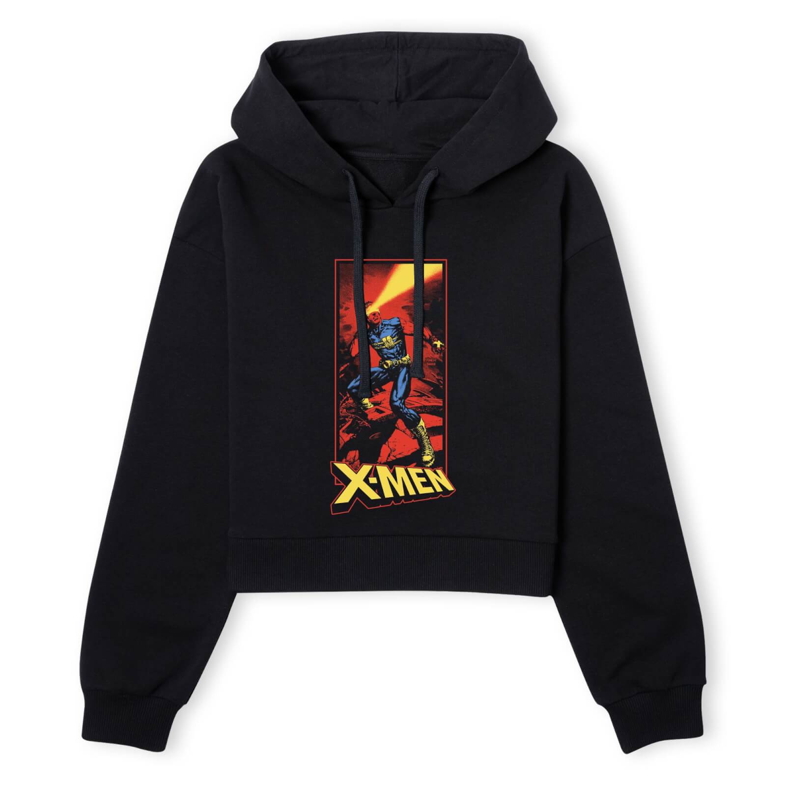 

X-Men Cyclops Energy Beam Women's Cropped Hoodie - Black - XXL
