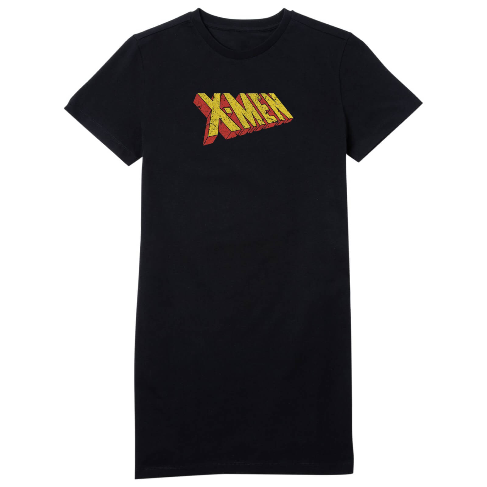 

X-Men Retro Logo Women's T-Shirt Dress - Black - L