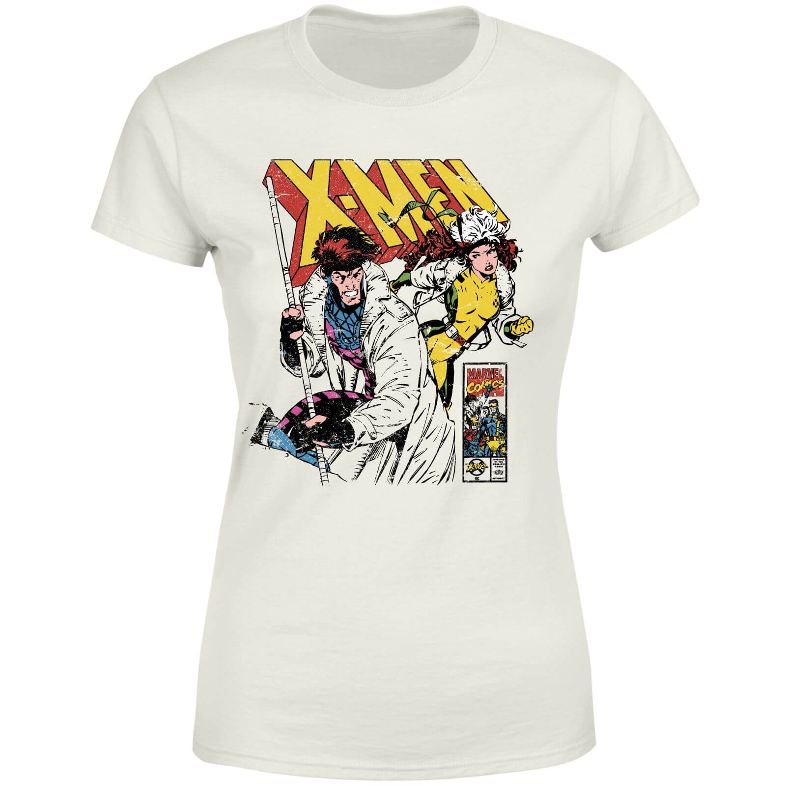 X-Men Rogue And Gambit Women's T-Shirt - Cream - XS