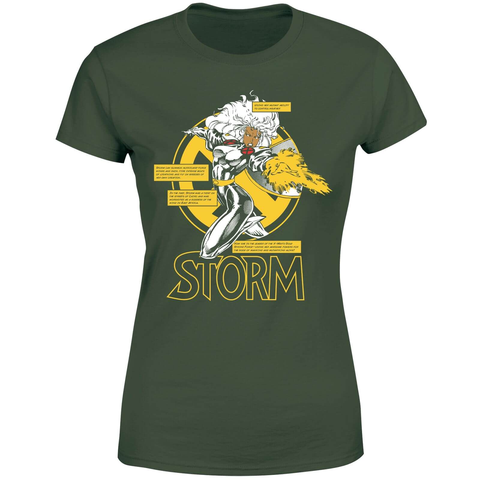X-Men Storm Bio Women's T-Shirt - Green - L