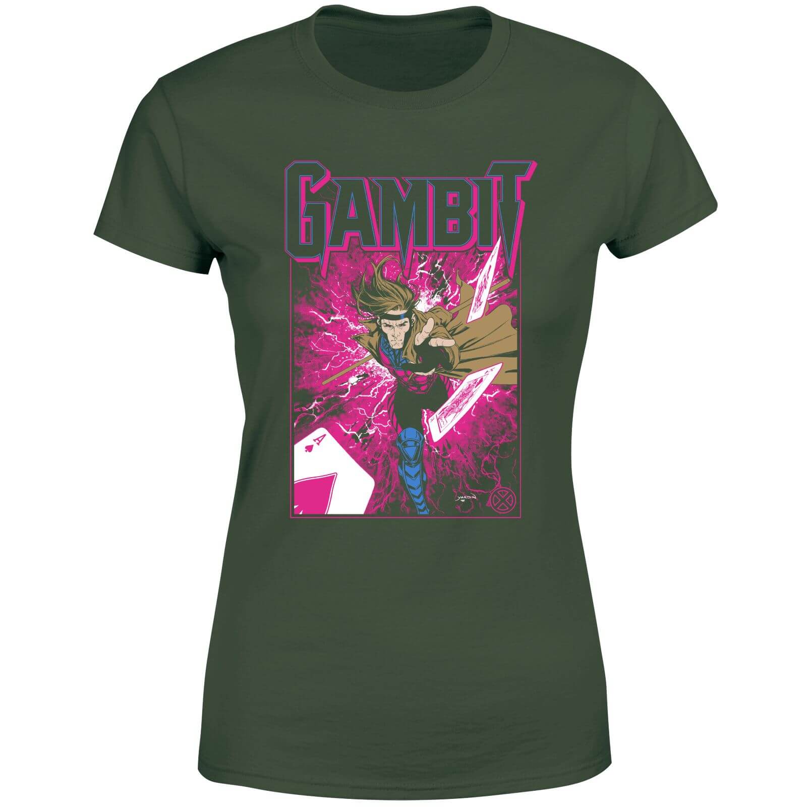 X-Men Gambit Women’s T-Shirt – Green – XS