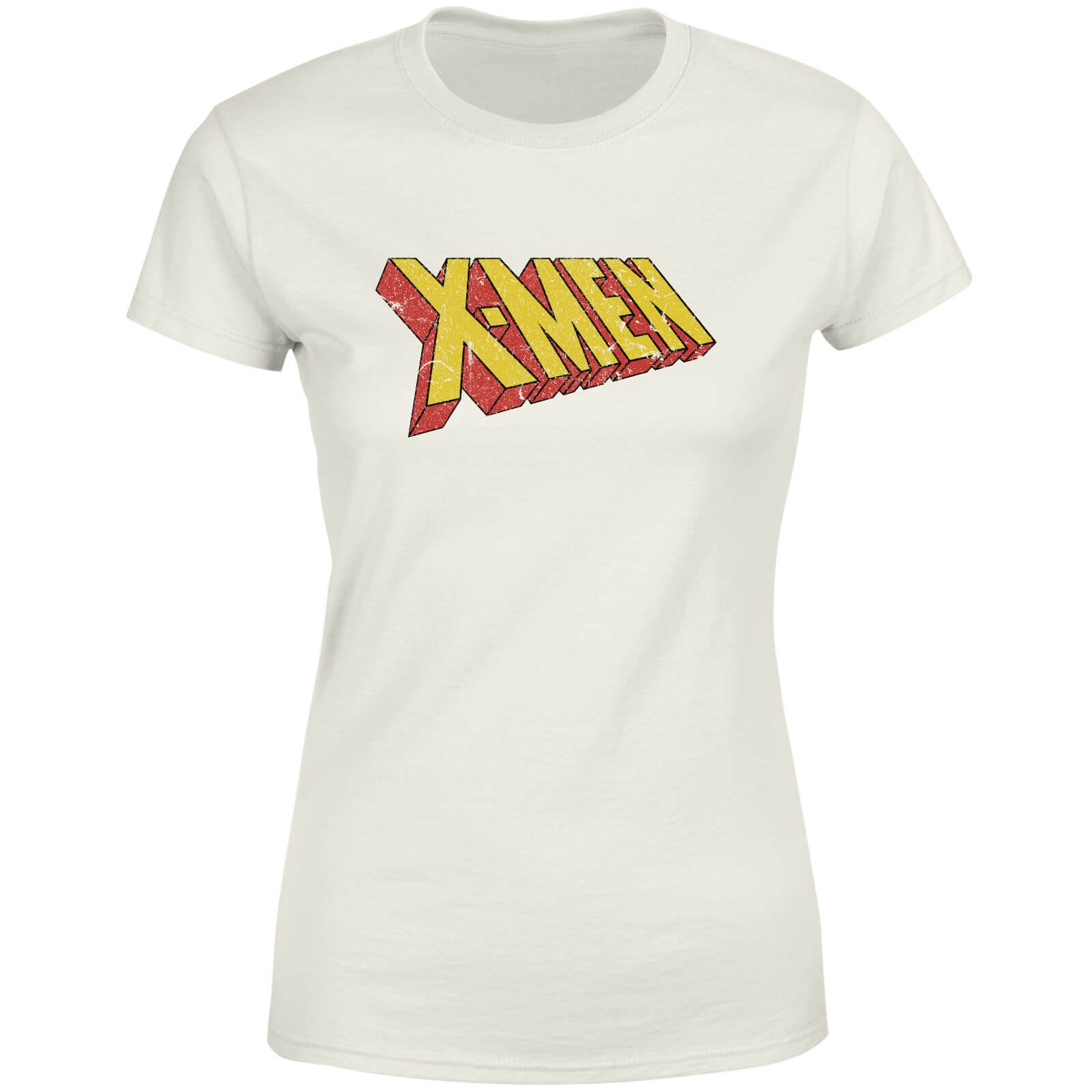 X-Men Retro Logo Women's T-Shirt - Cream - S