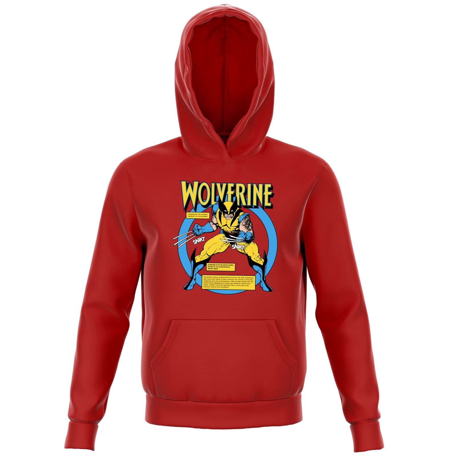 

X-Men Wolverine Bio Kids' Hoodie - Red - 3-4 Anni