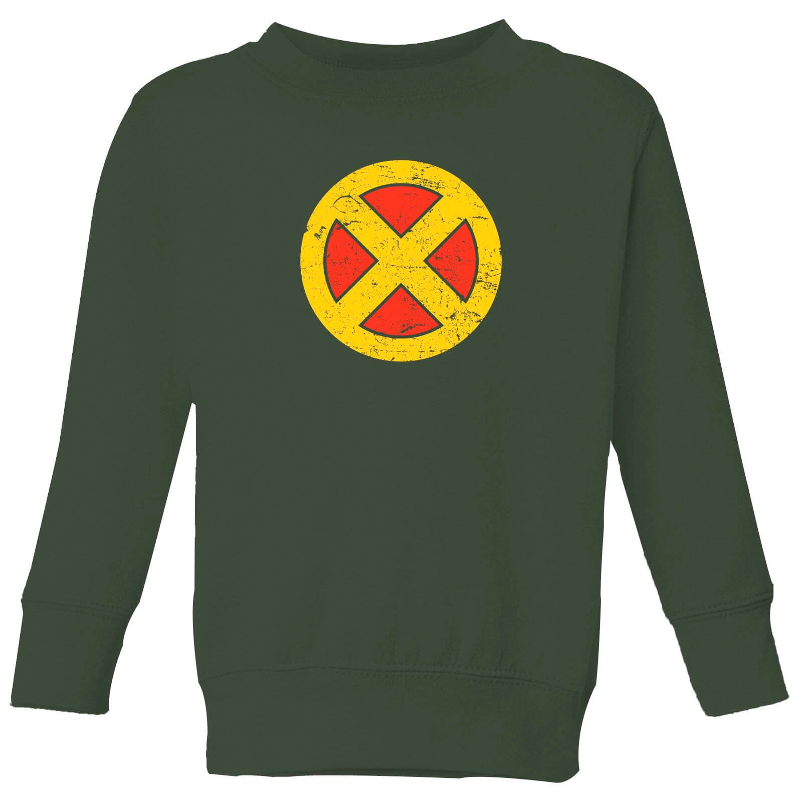 

X-Men Emblem Drk Kids' Sweatshirt - Green - 3-4 Anni