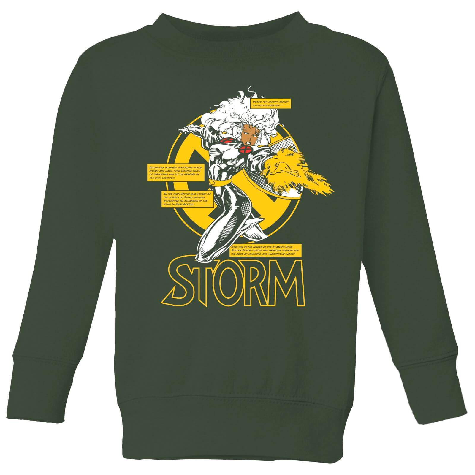 

X-Men Storm Bio Kids' Sweatshirt - Green - 3-4 Anni