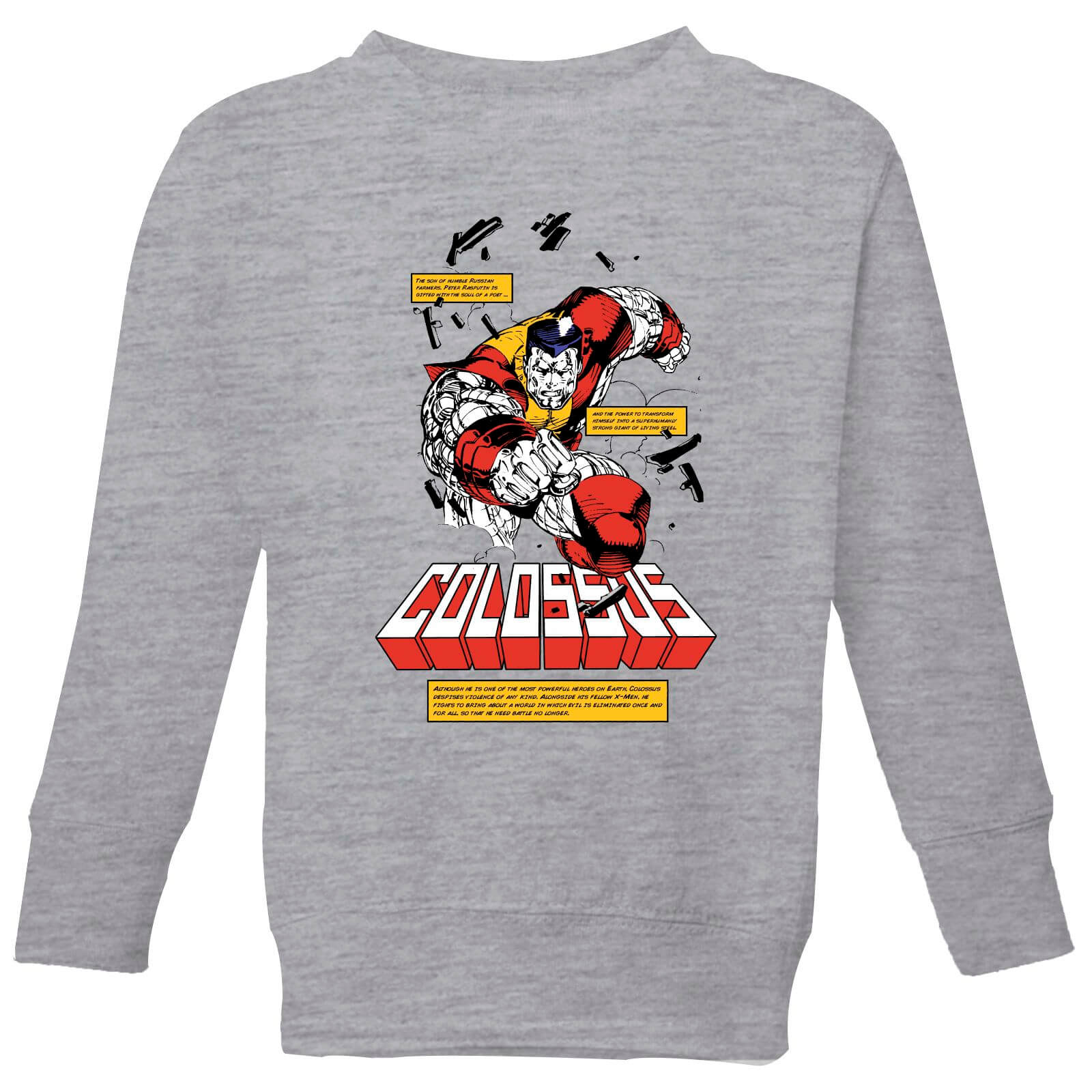 

X-Men Colossus Bio Kids' Sweatshirt - Grey - 3-4 Anni