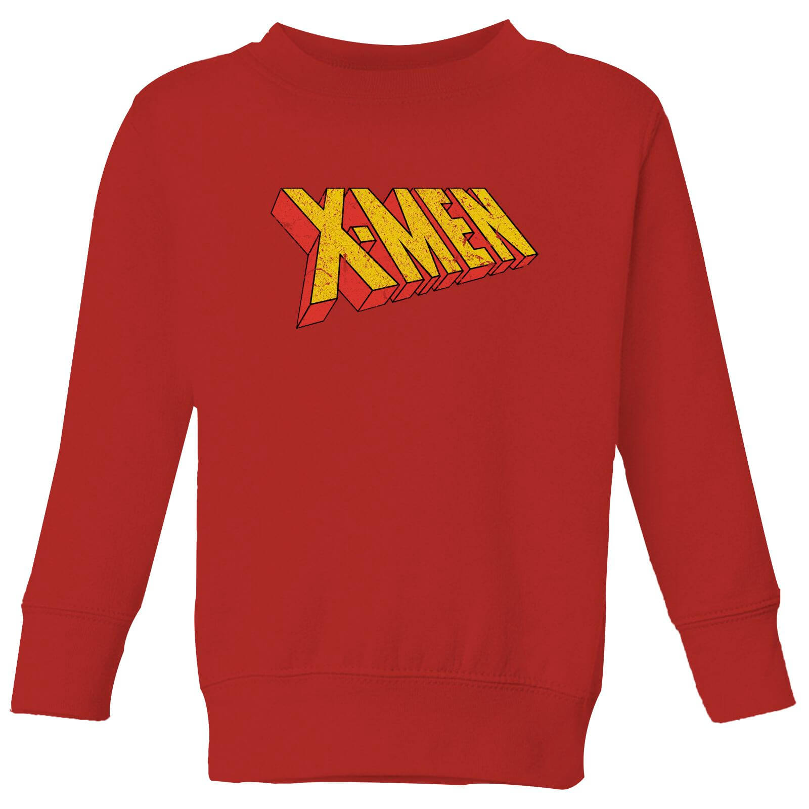 X-Men Retro Logo Kids‘ Sweatshirt – Red – 3-4 Jahre