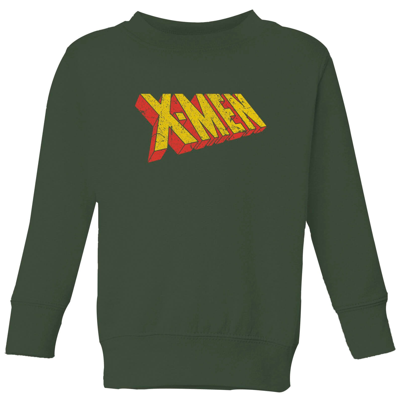X-Men Retro Logo Kids‘ Sweatshirt – Green – 3-4 Jahre