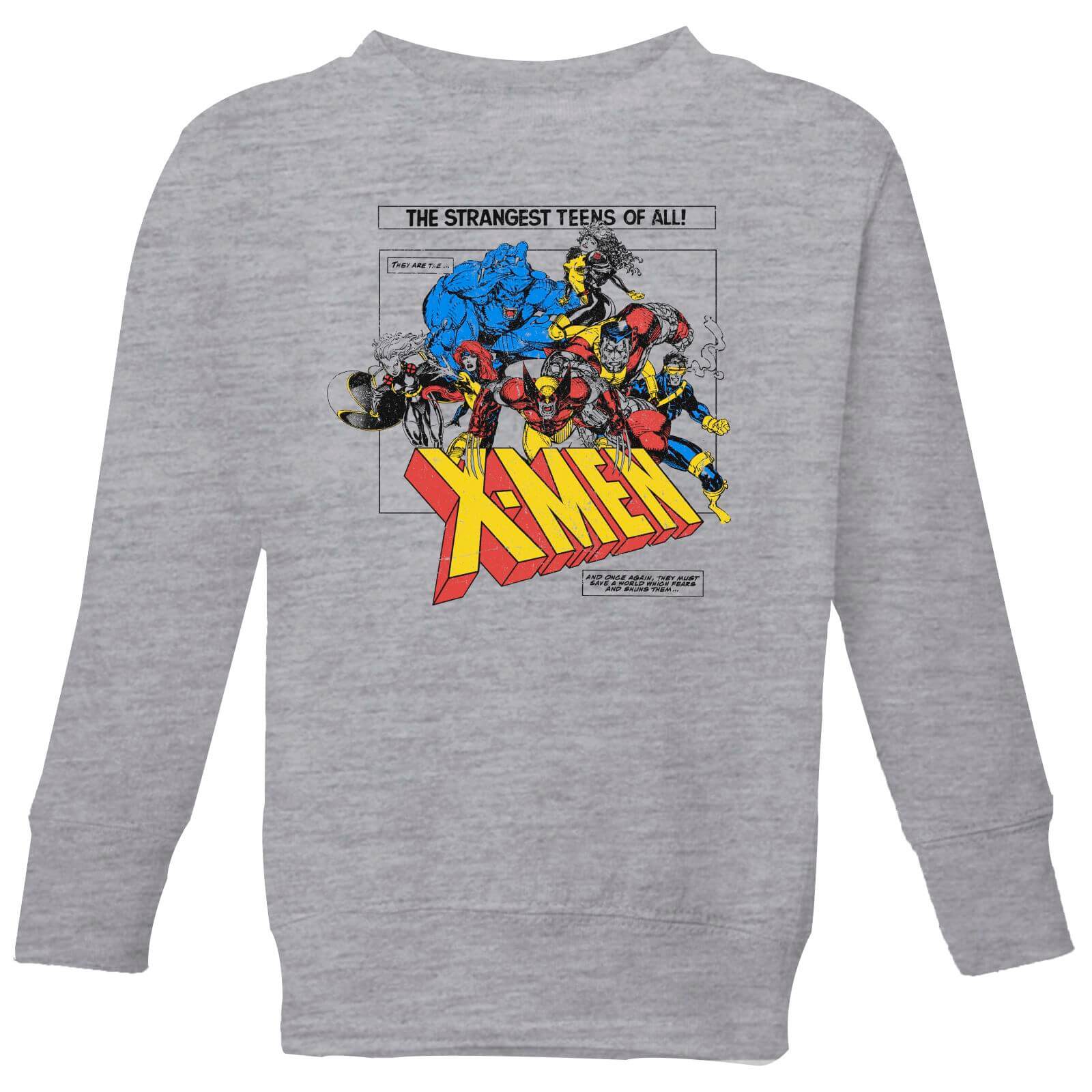 X-Men Retro Team Up Kids‘ Sweatshirt – Grey – 3-4 Jahre