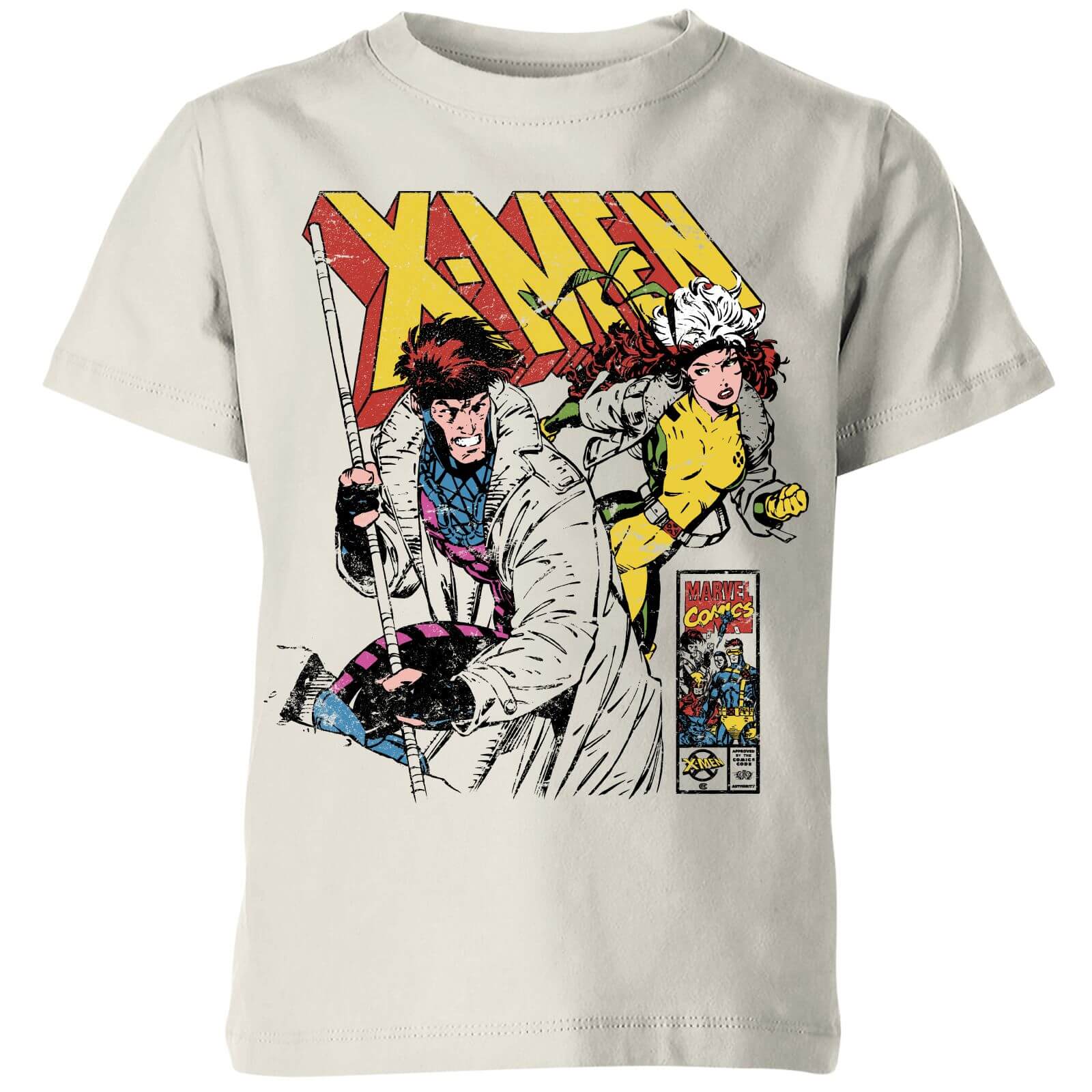 

X-Men Rogue And Gambit Kids' T-Shirt - Cream - 5-6 Anni