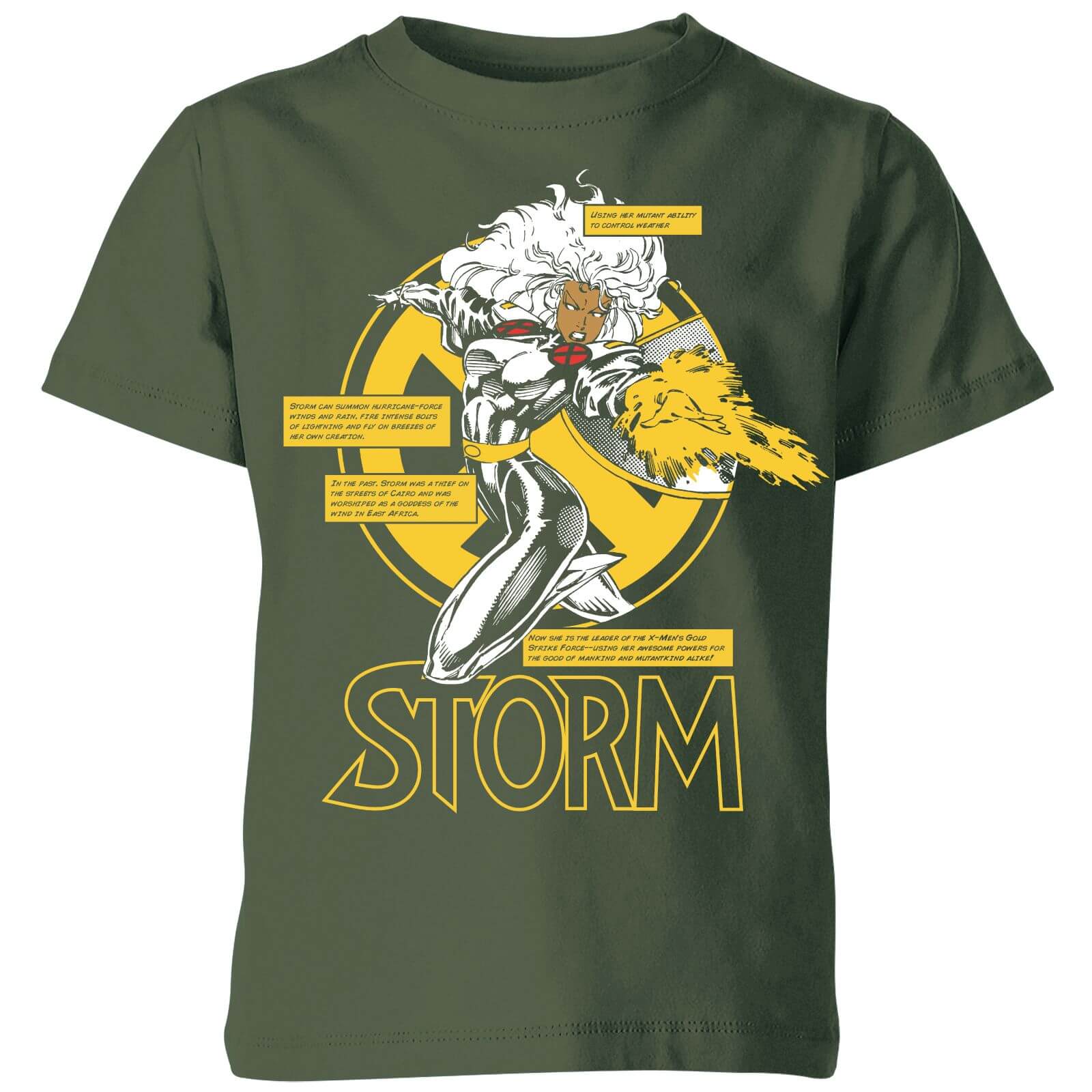 

X-Men Storm Bio Kids' T-Shirt - Green - 11-12 Anni