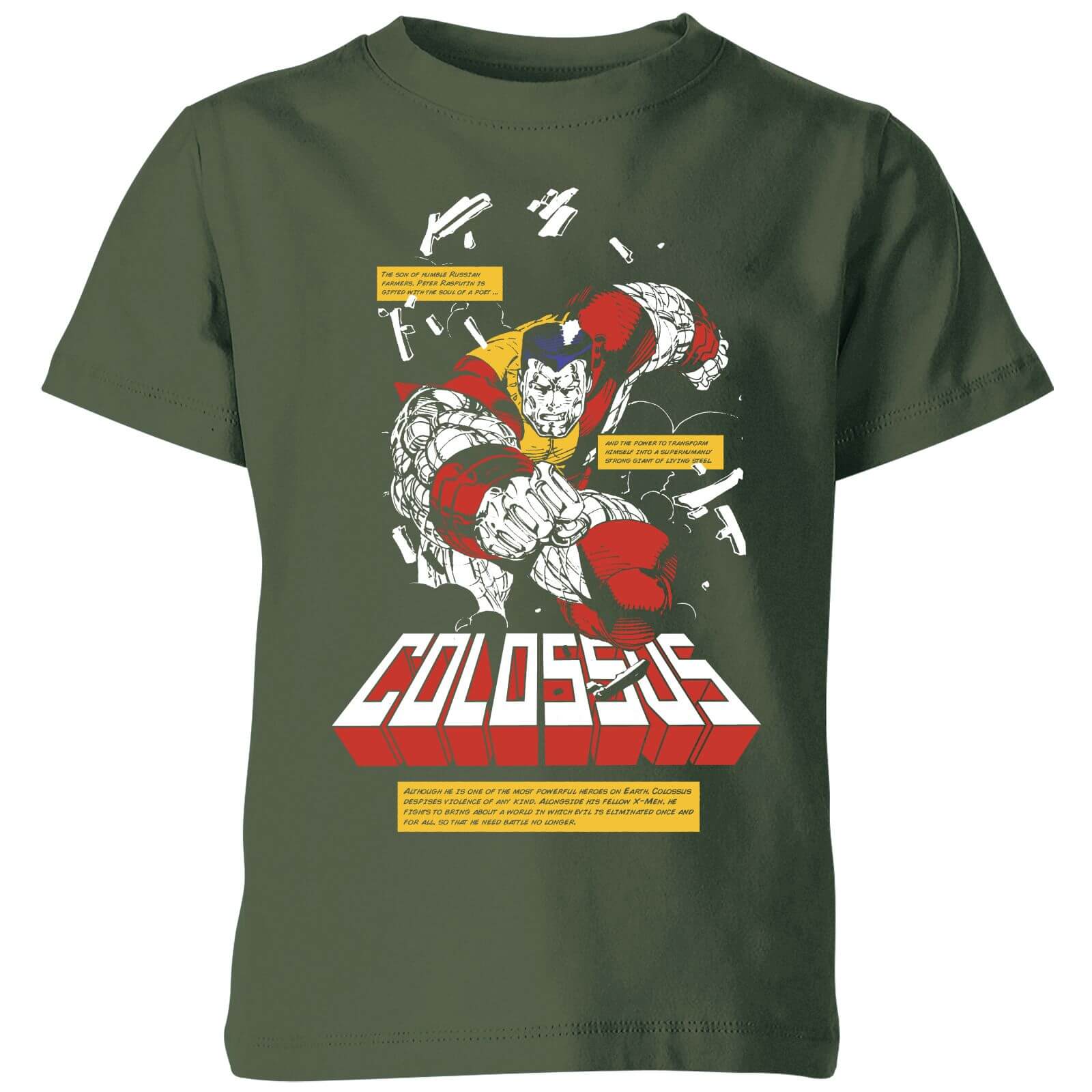 

X-Men Colossus Bio Kids' T-Shirt - Green - 3-4 Anni