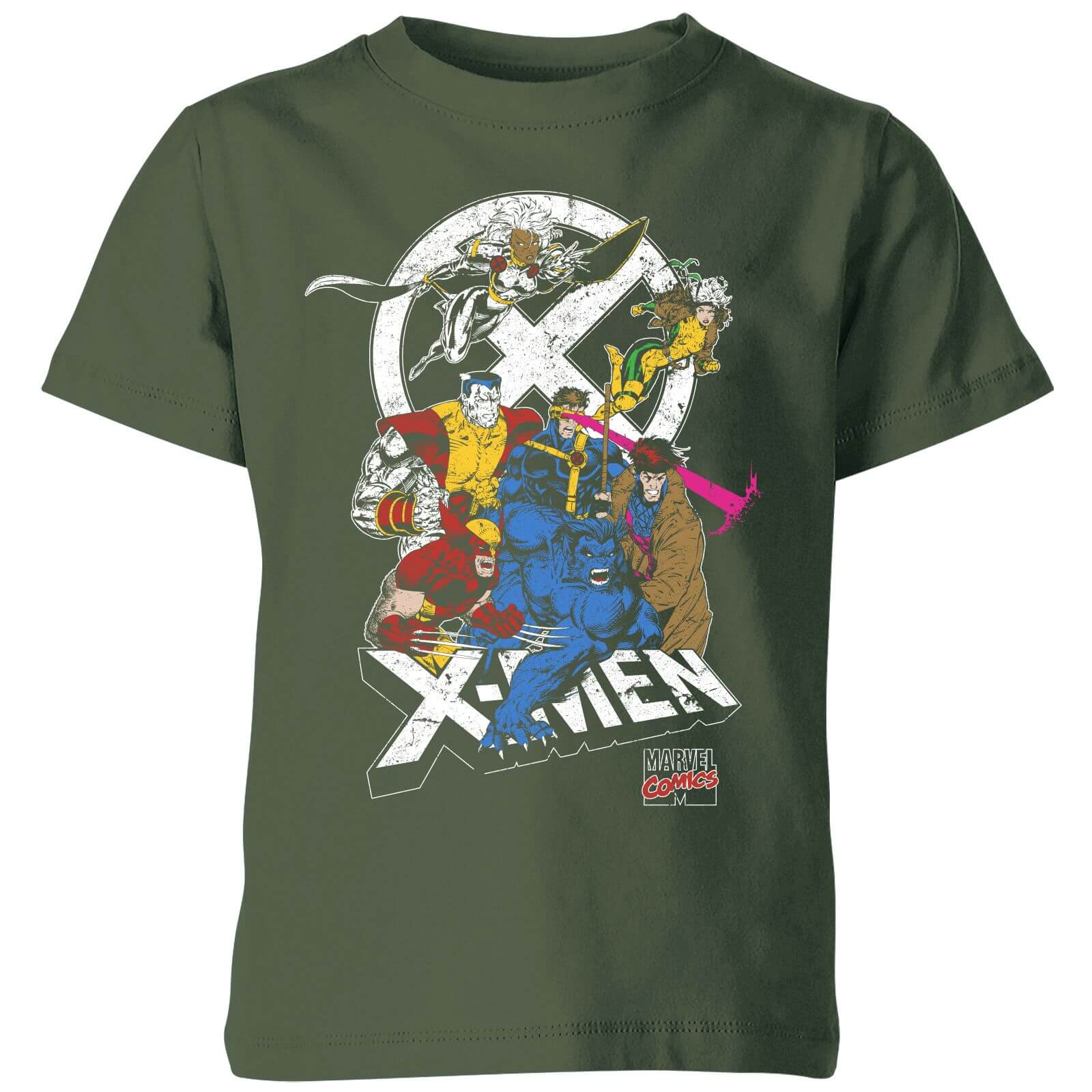 X-Men Super Team Kids‘ T-Shirt – Green – 3-4 Jahre