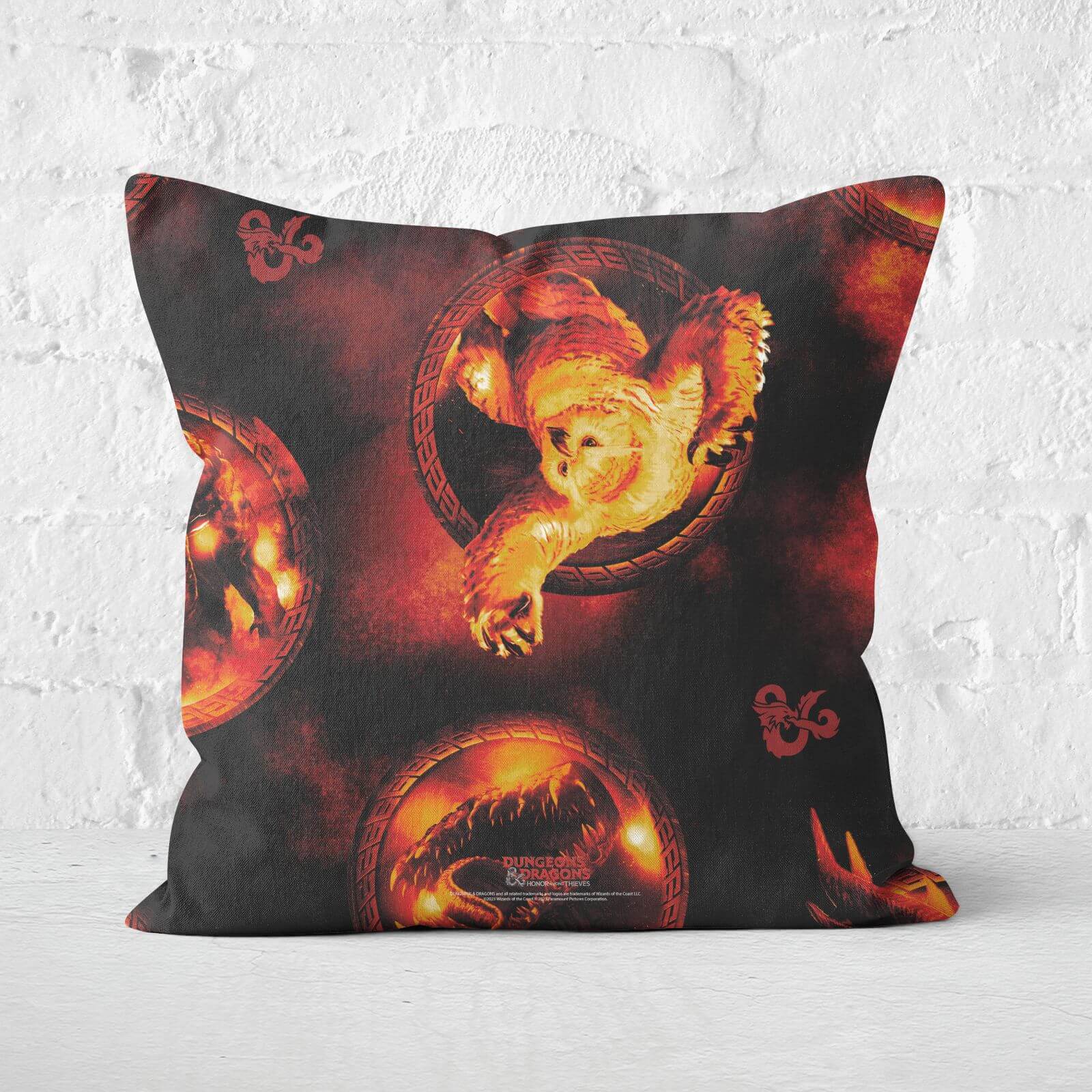 Dungeons & Dragons Owlbear Square Cushion - 50x50cm - Soft Touch