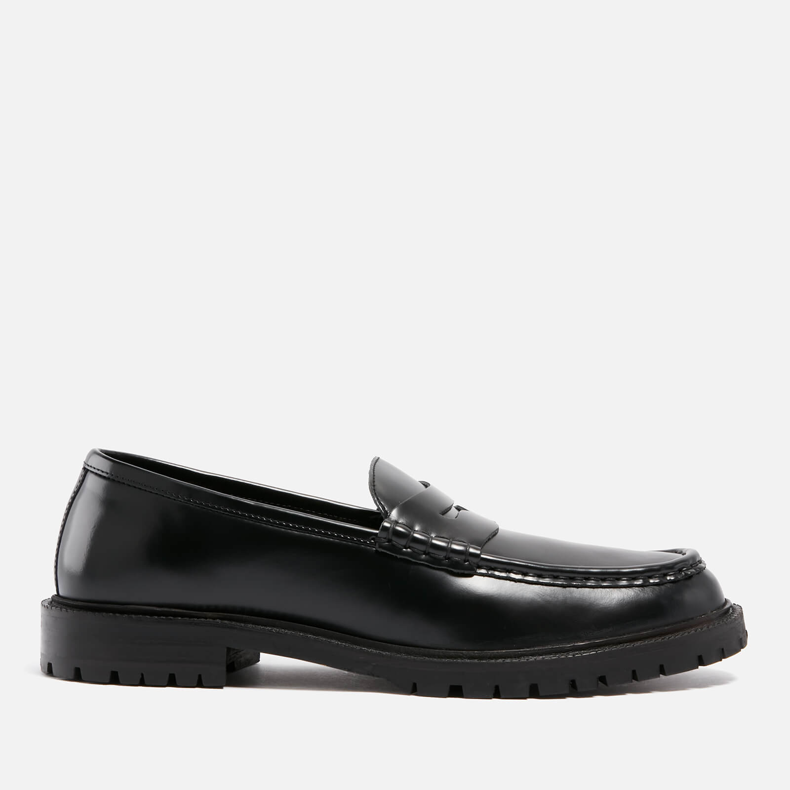 Walk London Men’s Campus Leather Saddle Loafers