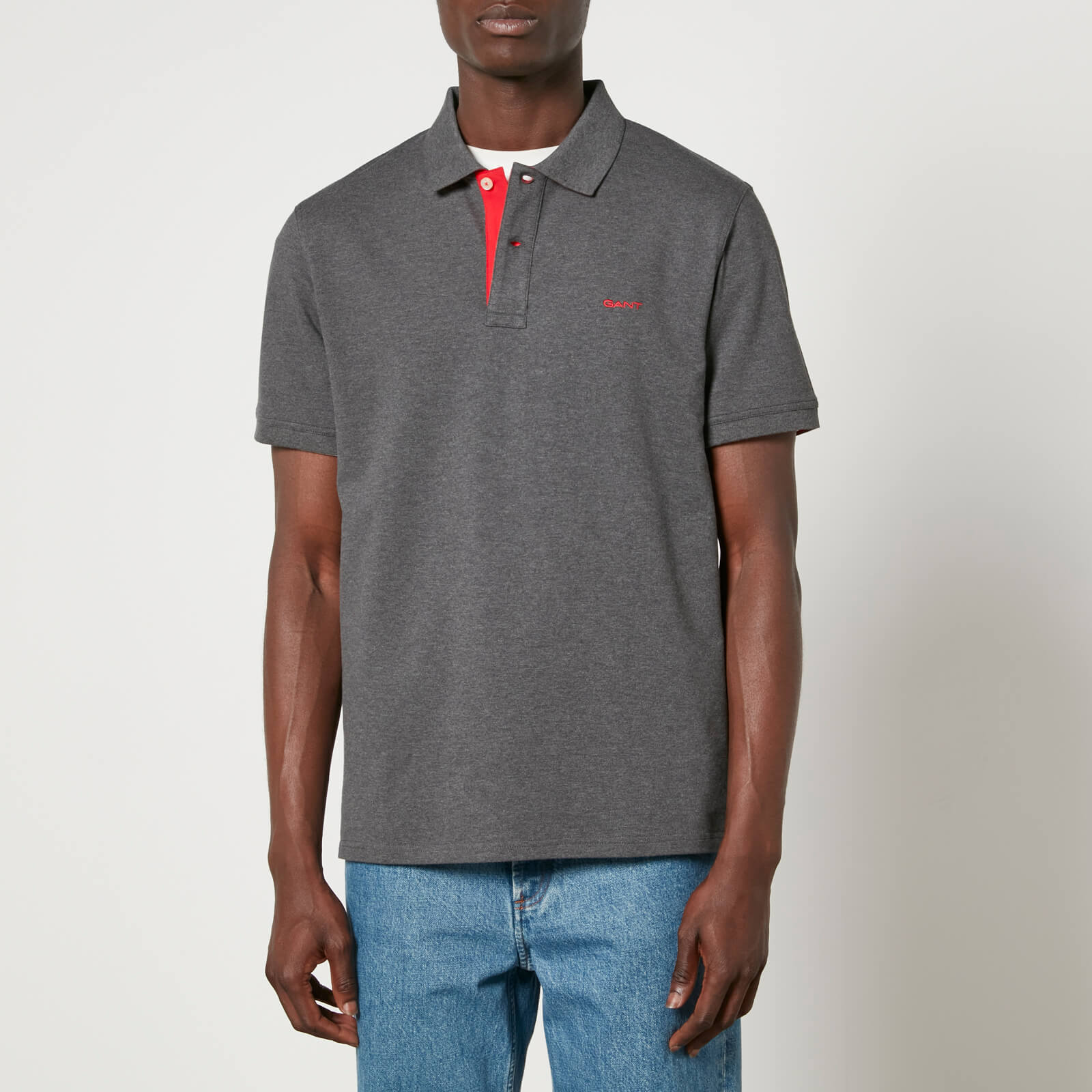 GANT Contrast Rugger Stretch-Cotton Pique Polo Shirt